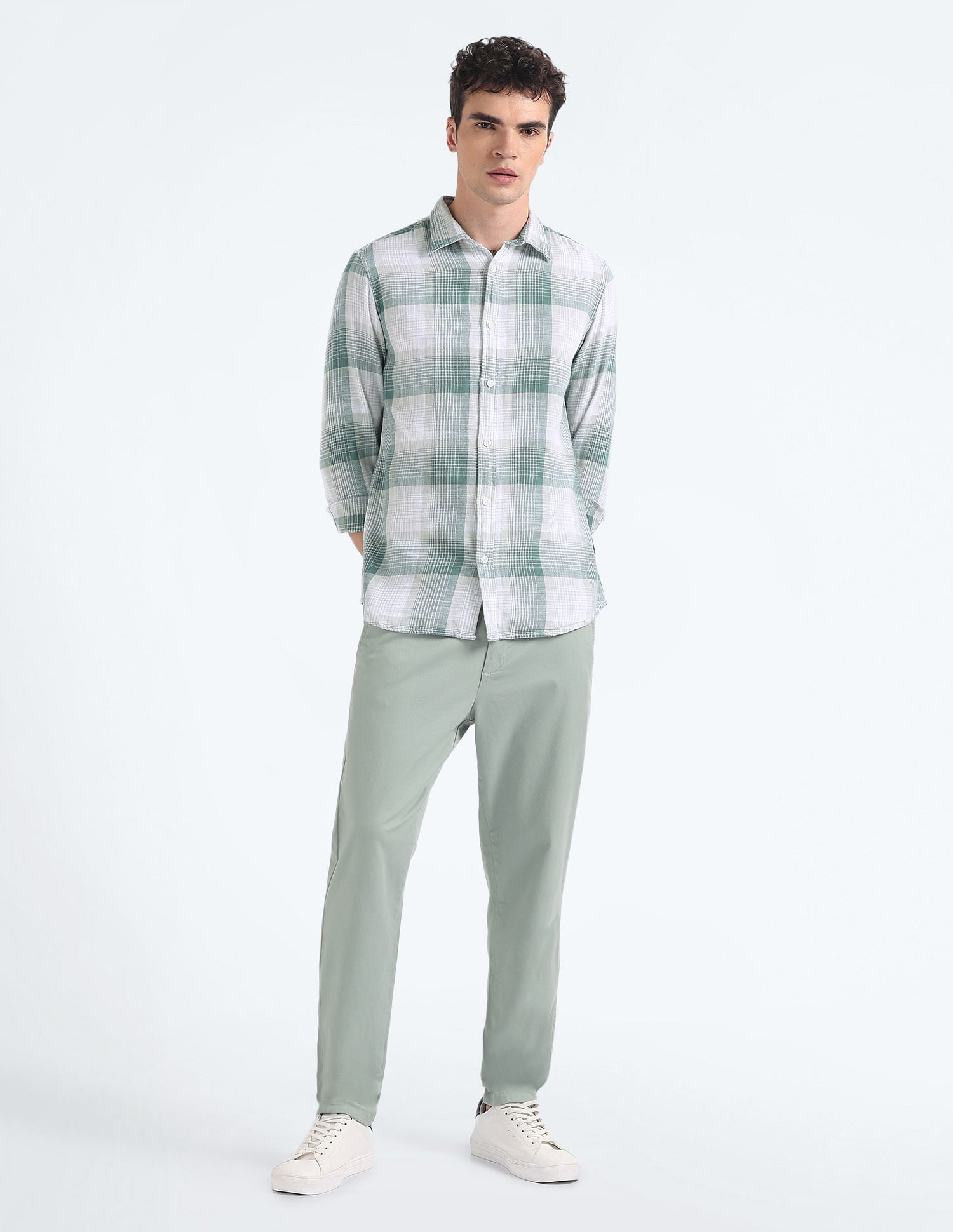 Flying Machine Dupplin Check Slim Shirt