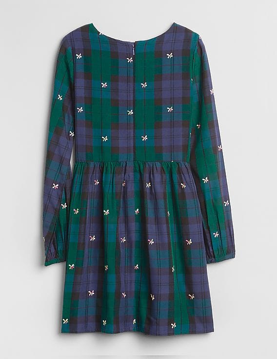 slim fit dress slacks Calista Green Plaid Dress, XL