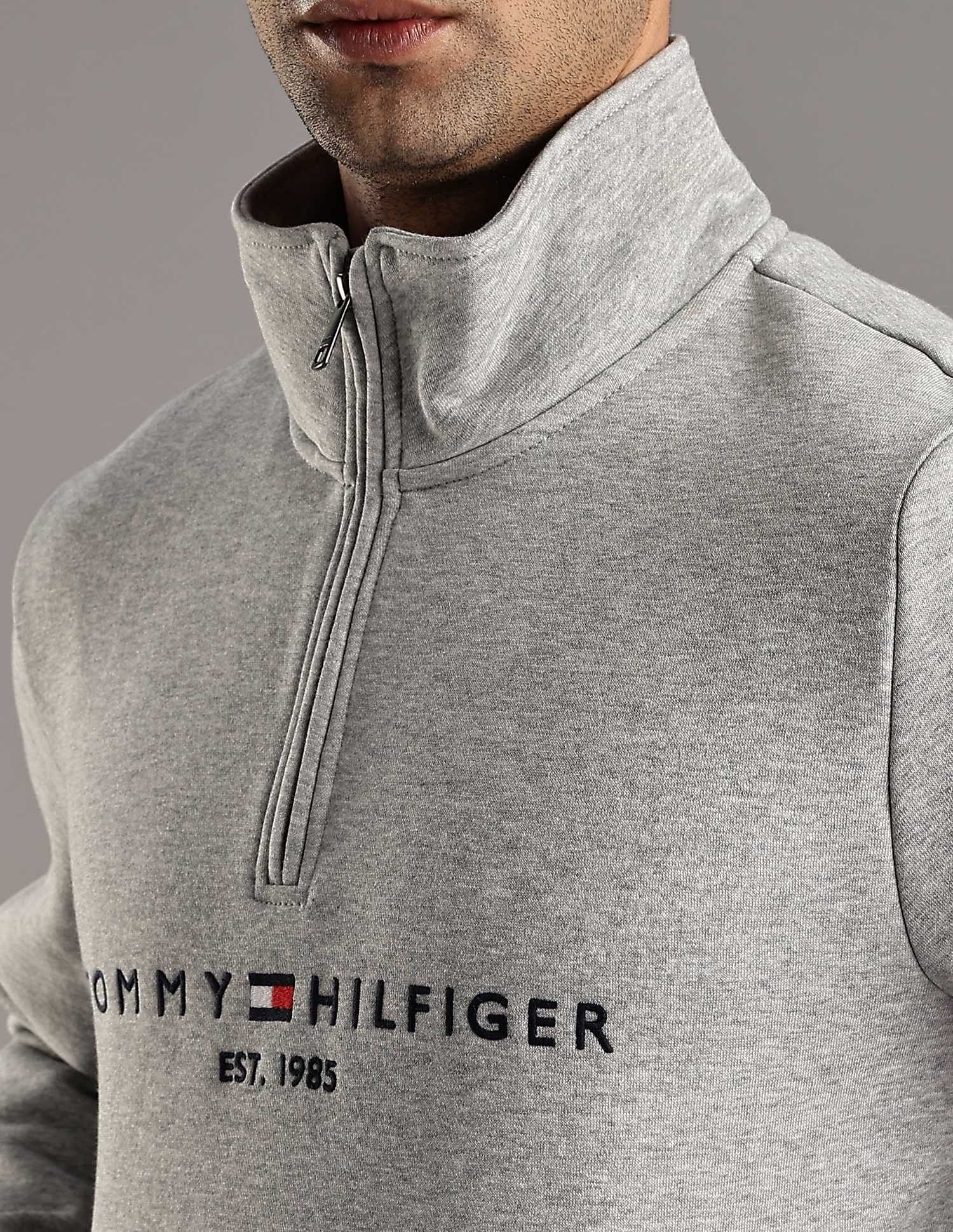 Tommy Hilfiger Embroidered Logo Regular-Fit Cotton Sweatshirt
