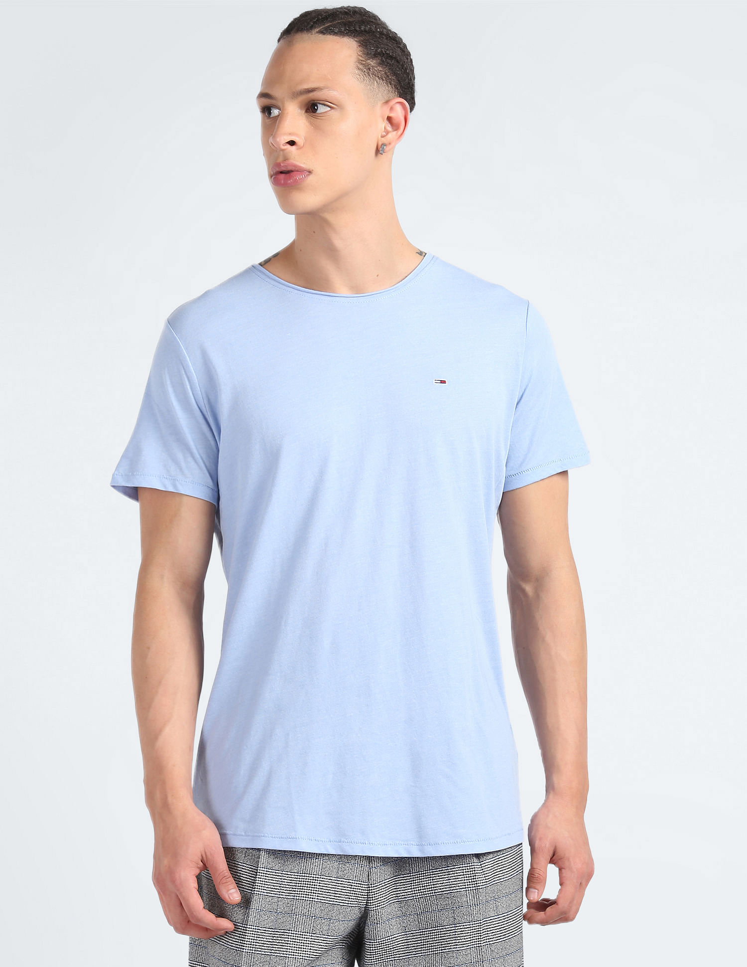 Tommy Hilfiger Transitional Organic Cotton Slim Jaspe T-Shirt