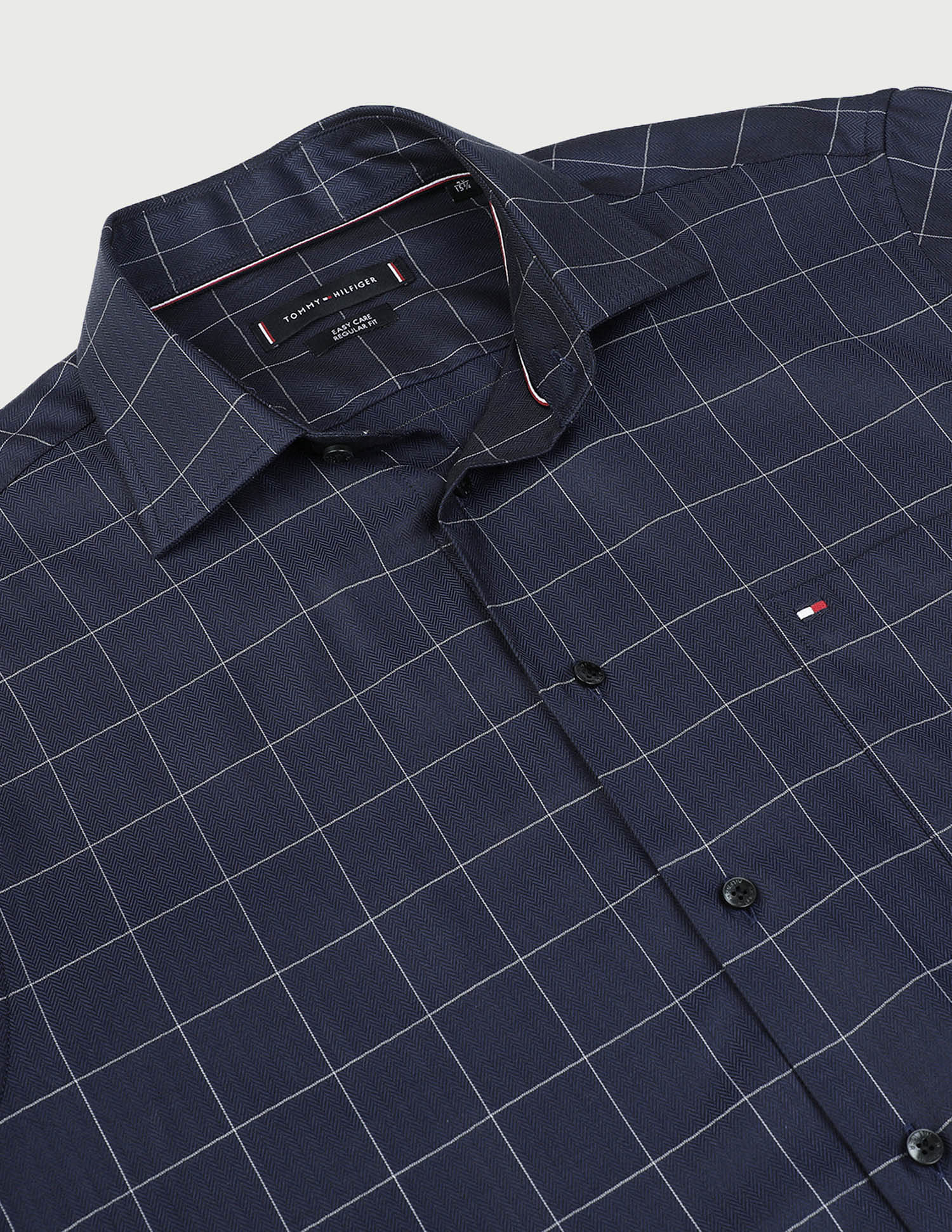 Tommy Hilfiger Windowpane Check Regular Fit Shirt