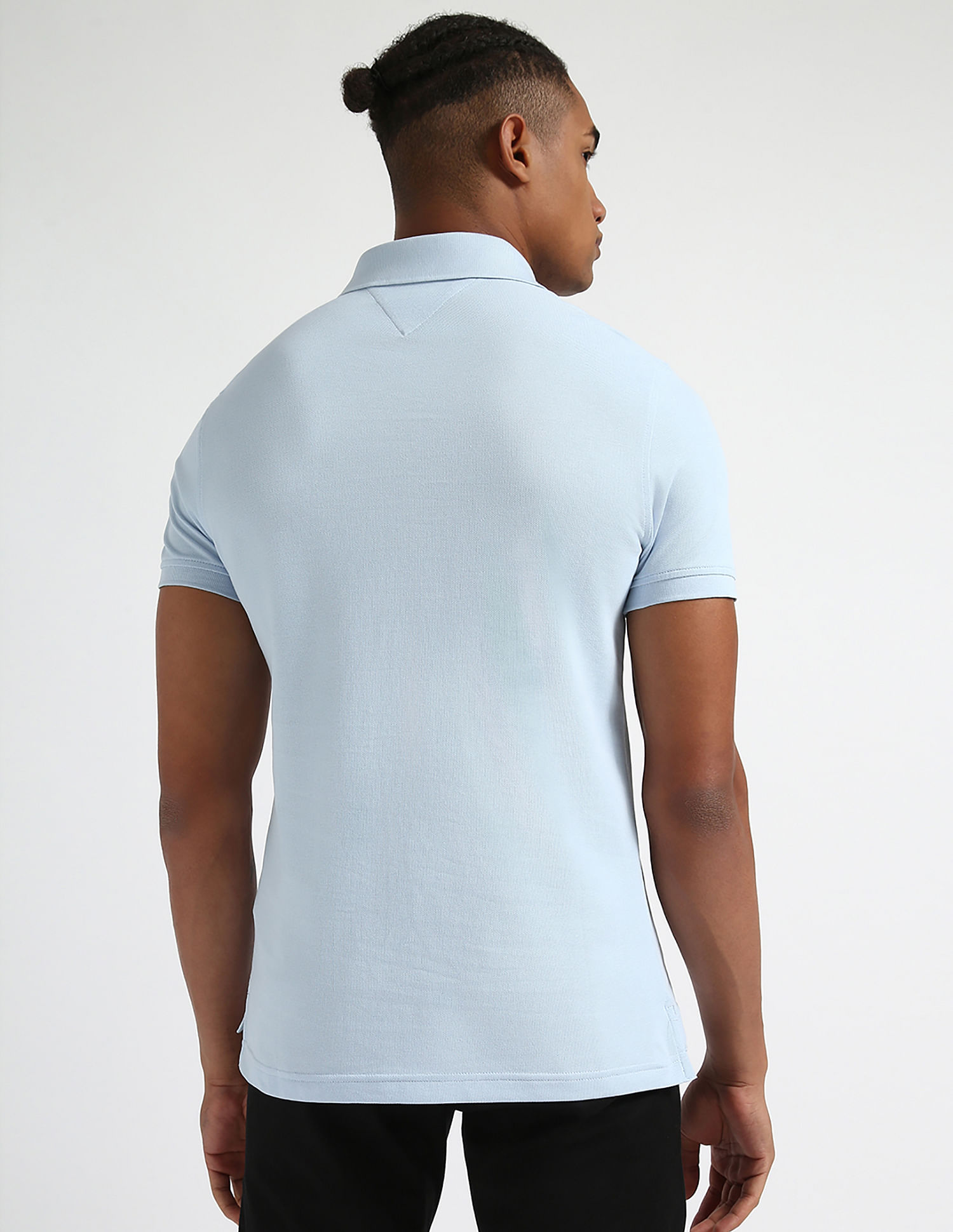 Tommy Hilfiger Solid Slim-Fit Cotton Polo Shirt