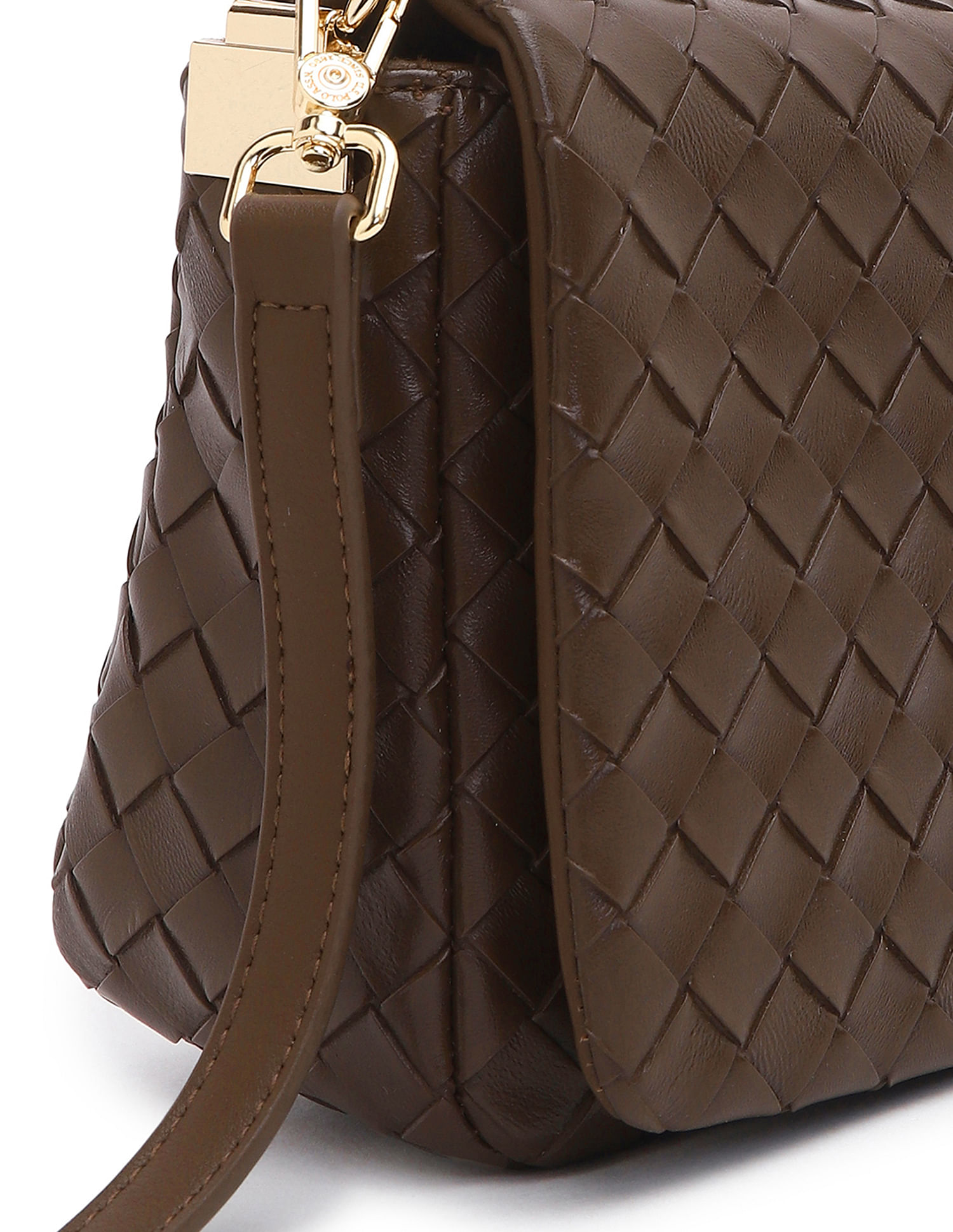 U.S. Polo Assn. Women Angie Patterned Weave Crossbody Bag
