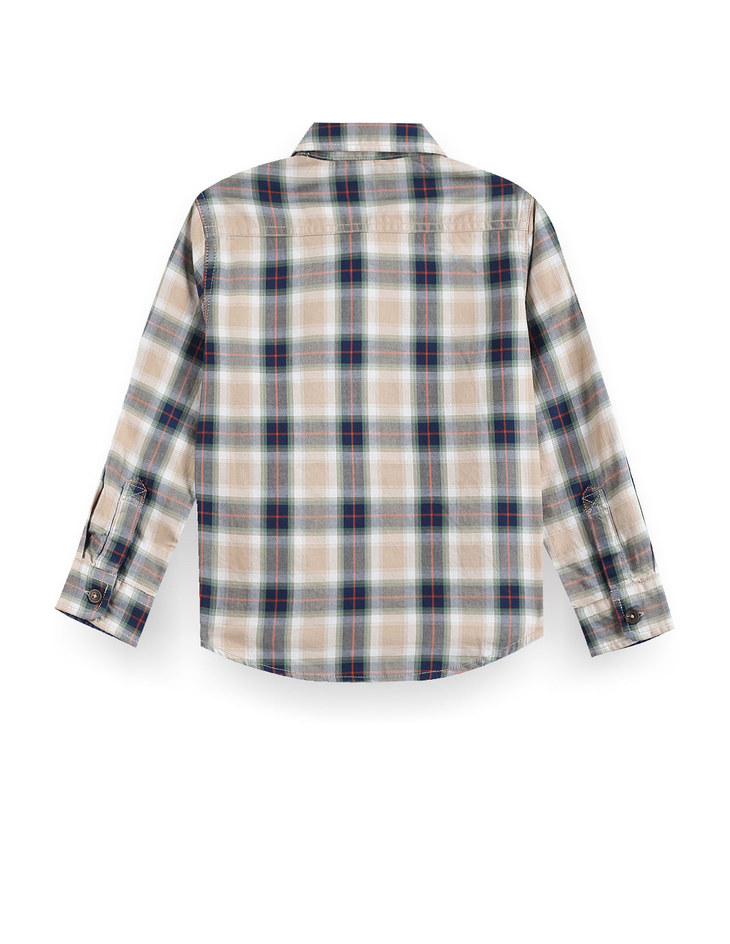 U.S. Polo Assn. Kids Boys Tartan Check Cotton Shirt