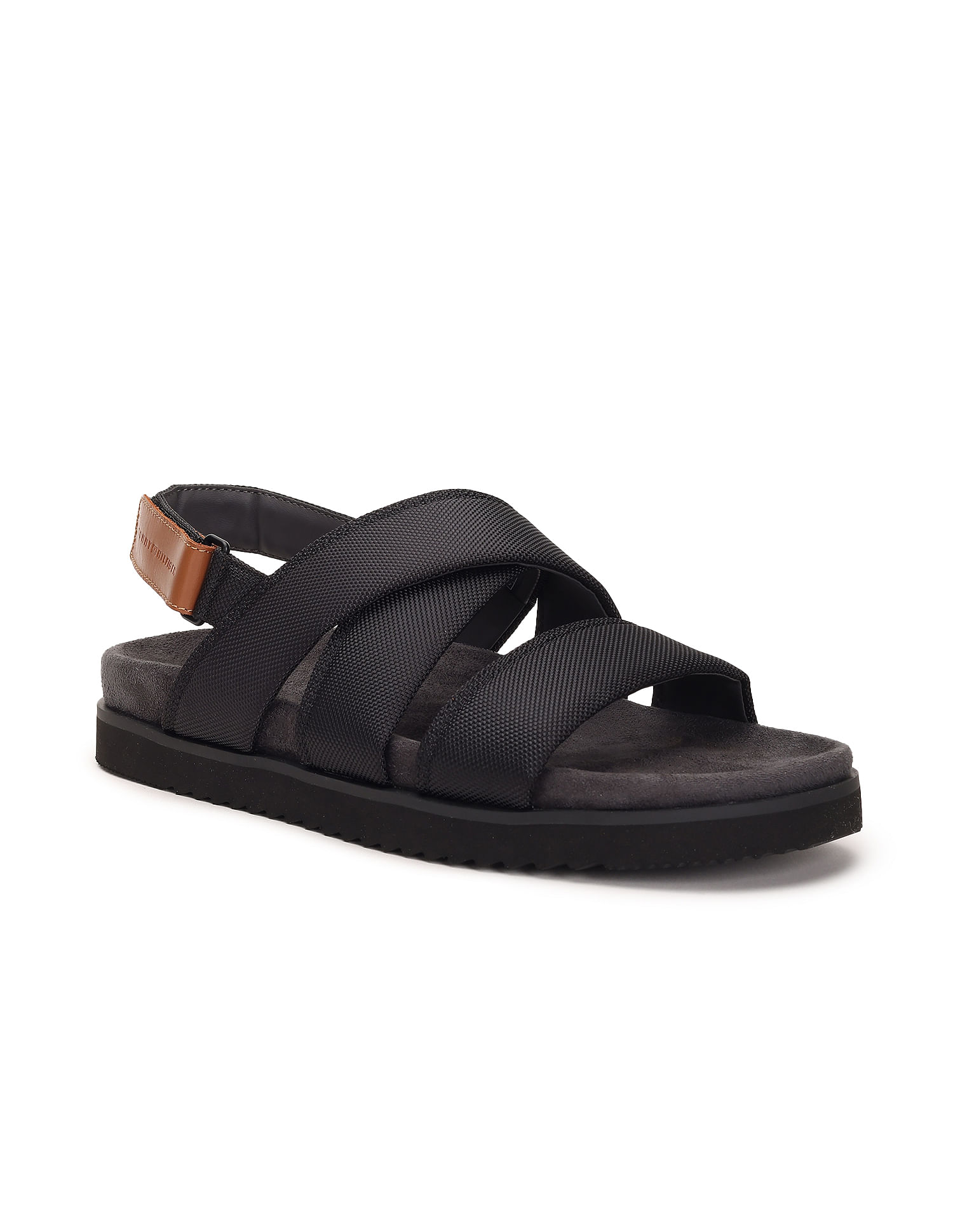 Shafir - Black leather strappy Jesus sandal – Holysouq - Handmade Leather  Creations