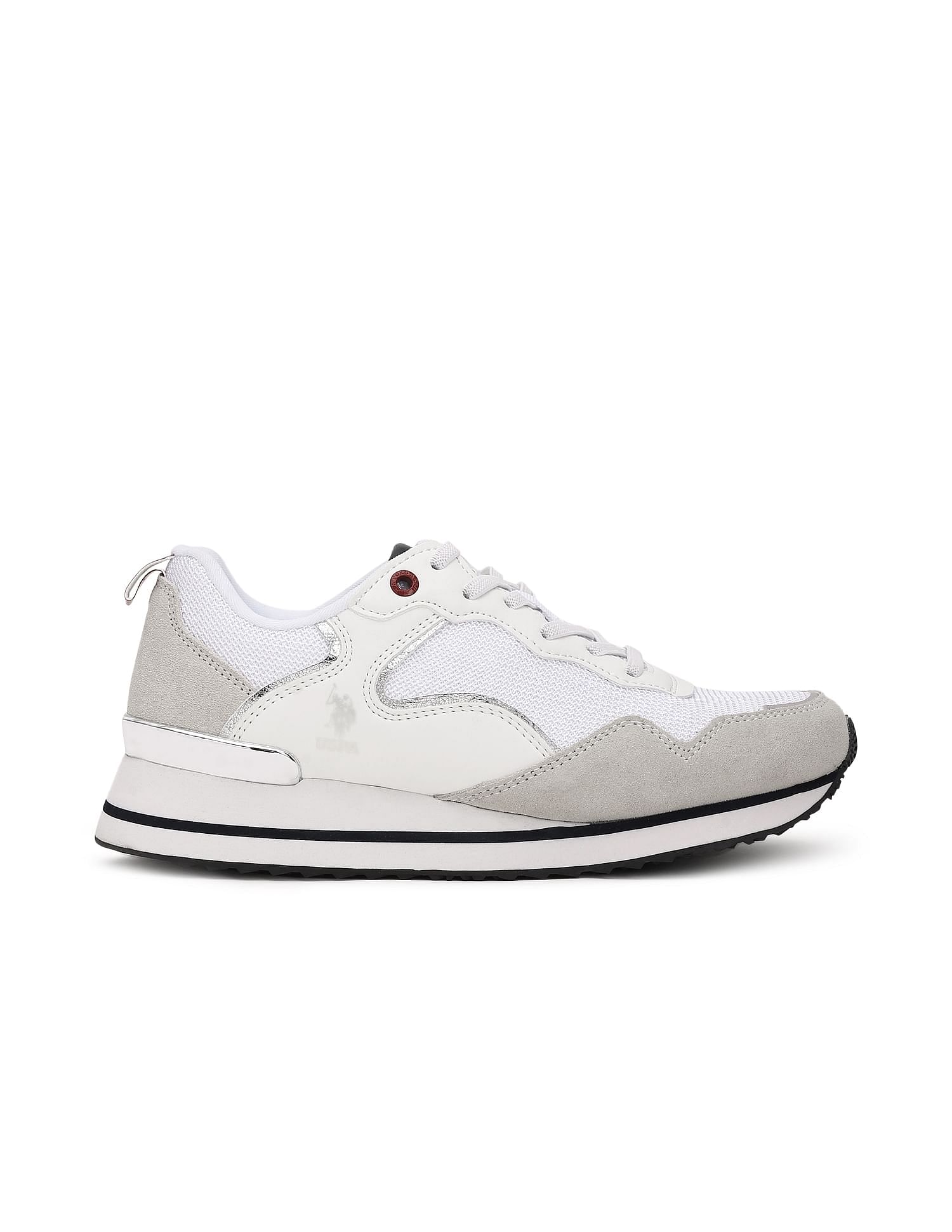 U.S. Polo Assn. Women Metallic Glitter Zoe Sneakers