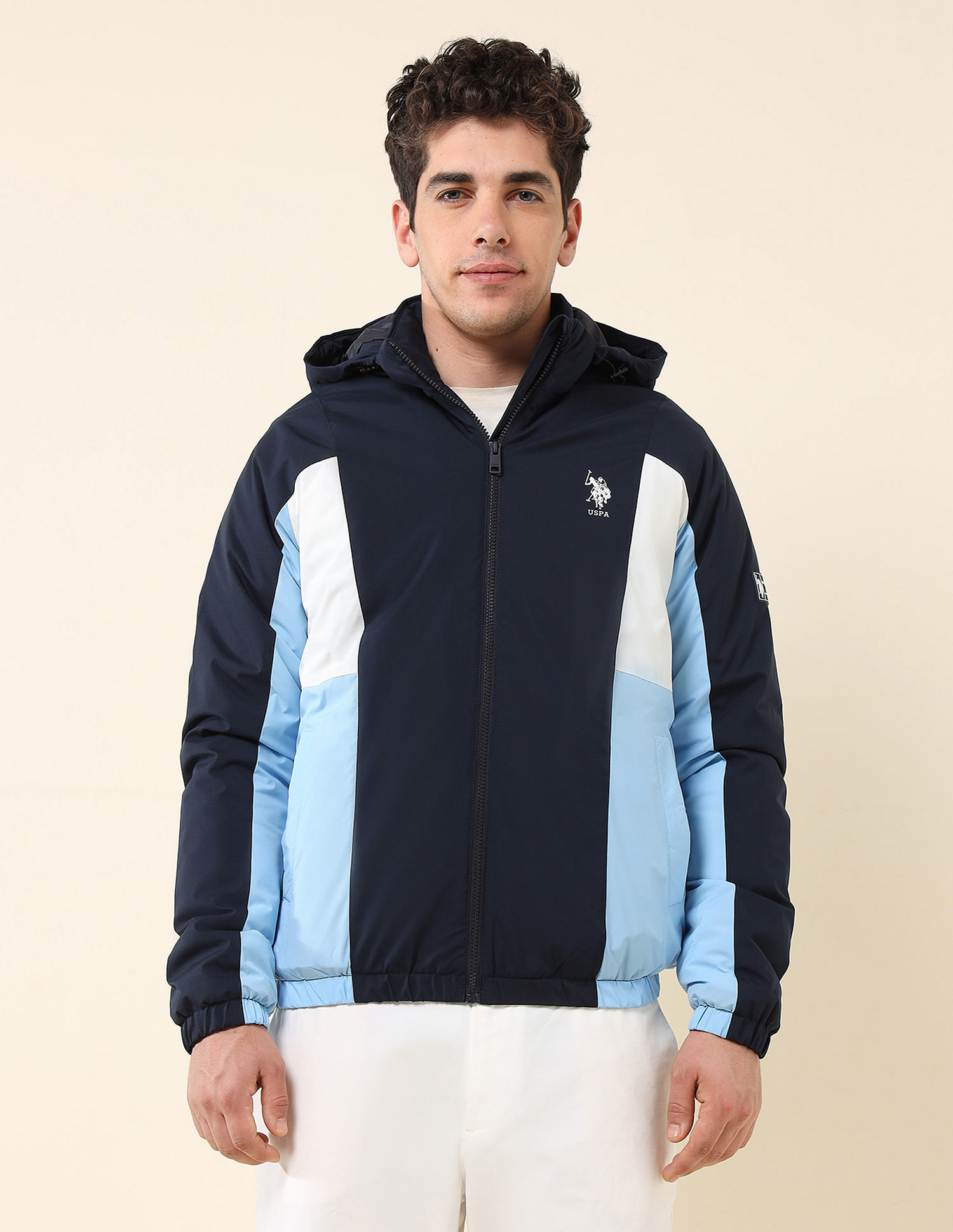 U.S. Polo Assn. High Neck Regular Fit Jacket