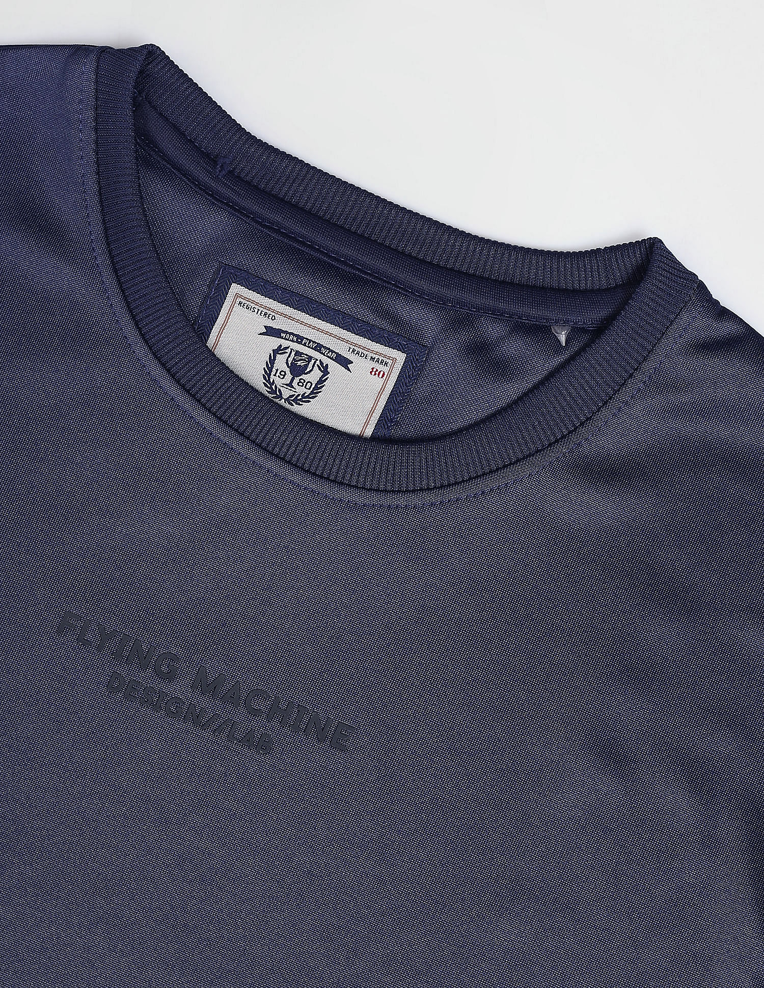 Flying Machine Crew Neck Brand Print Sweatshirt