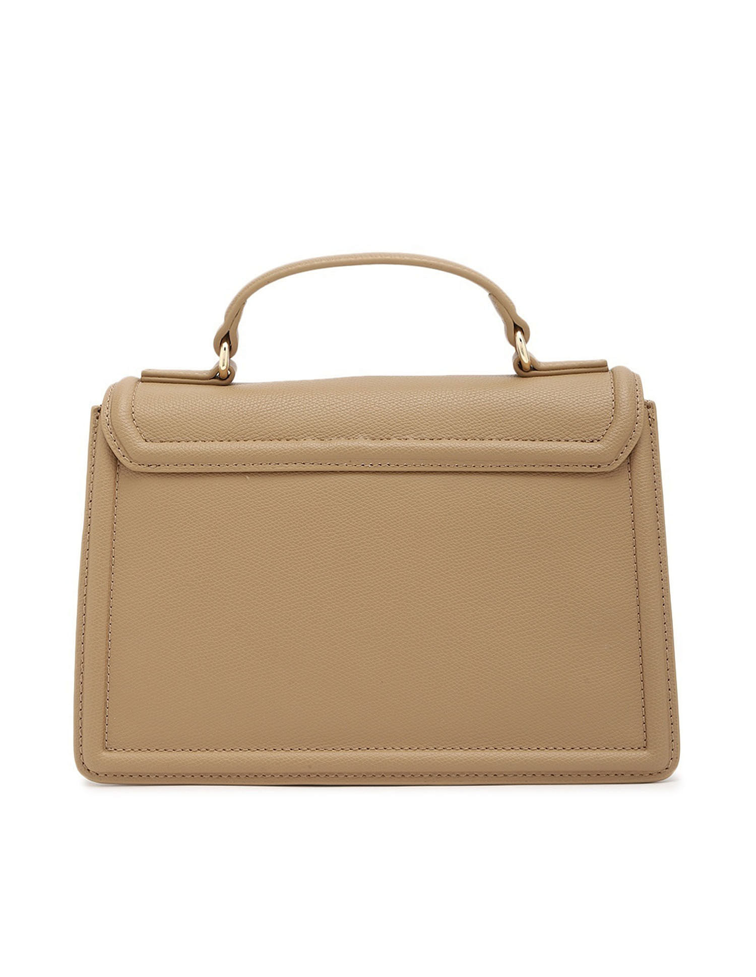 Tommy Hilfiger Solid Beige PU Bag