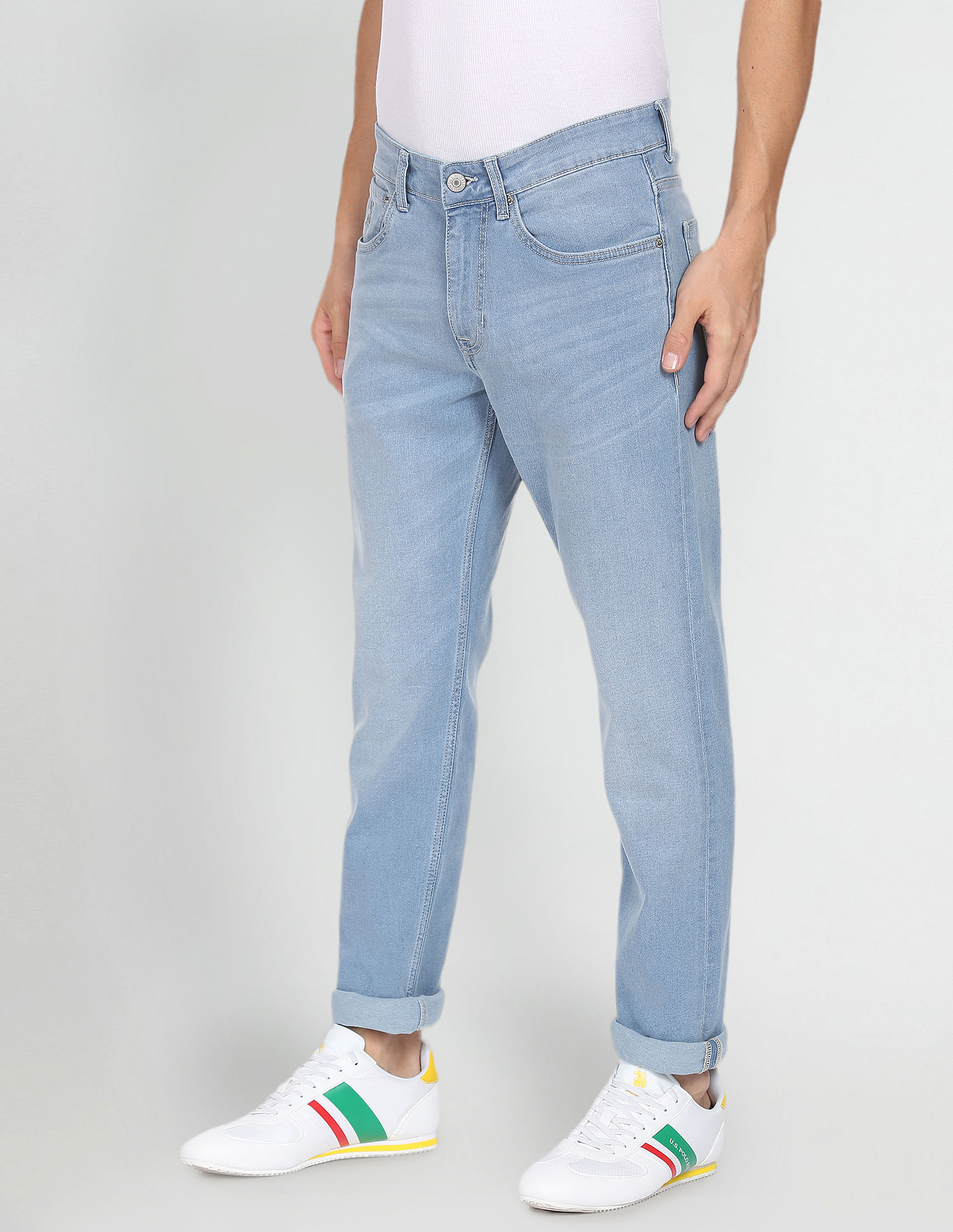 U.S. Polo Assn. Denim Co. Brandon Slim Tapered Fit Blue Jeans