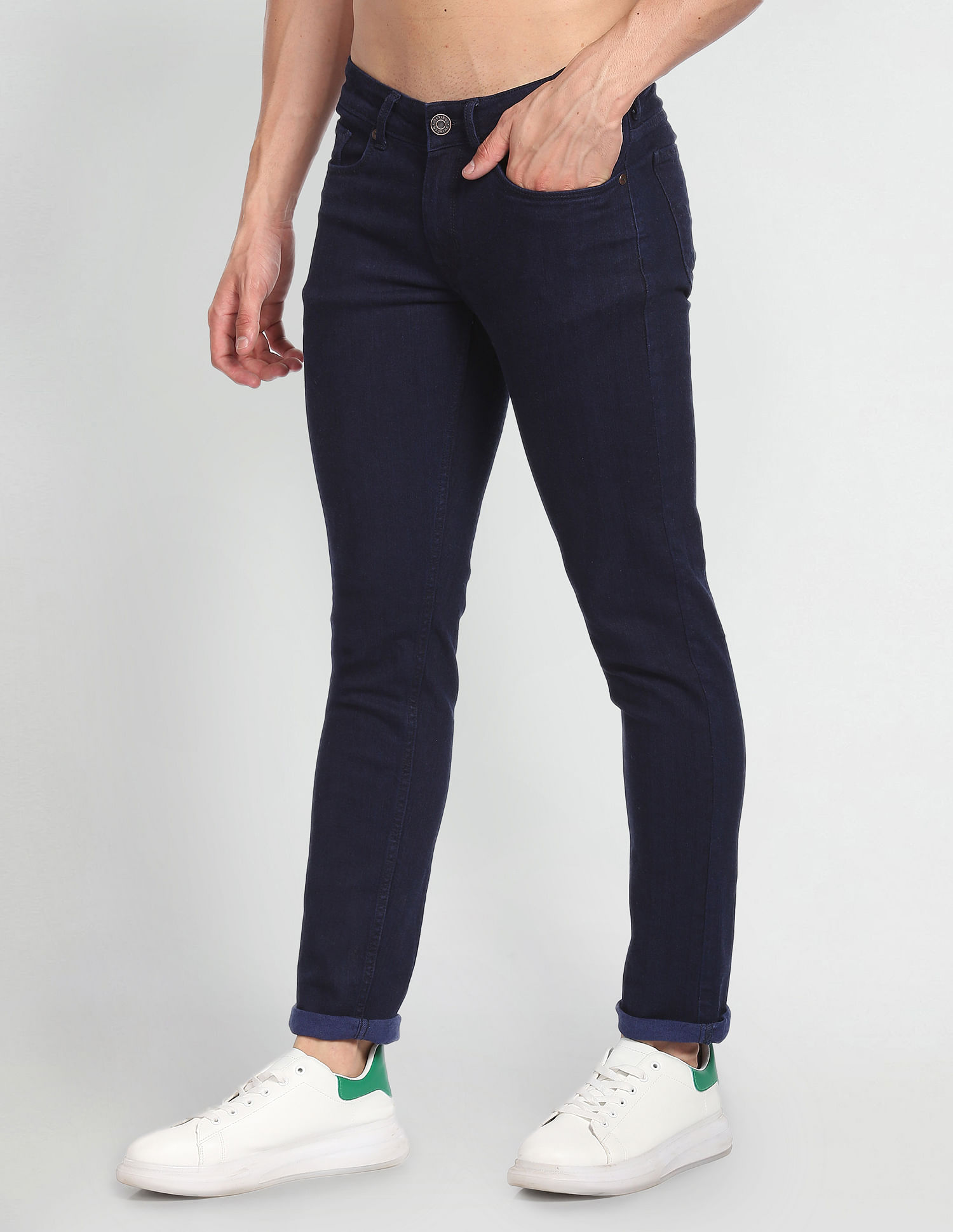 Flying Machine Mid Rise Jackson Super Skinny Jeans