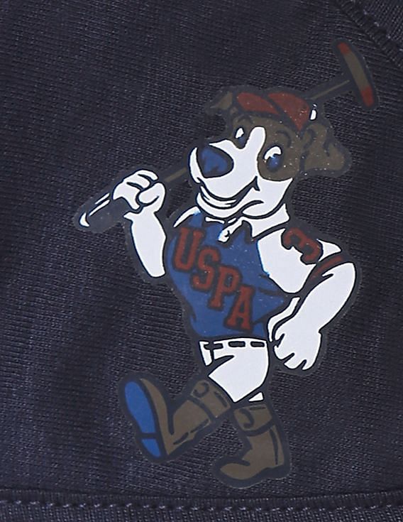 U.S. Polo Assn. Kids Unisex Kids Navy Triple Layer Anti Viral Outdoor Face Masks - Pack Of 3