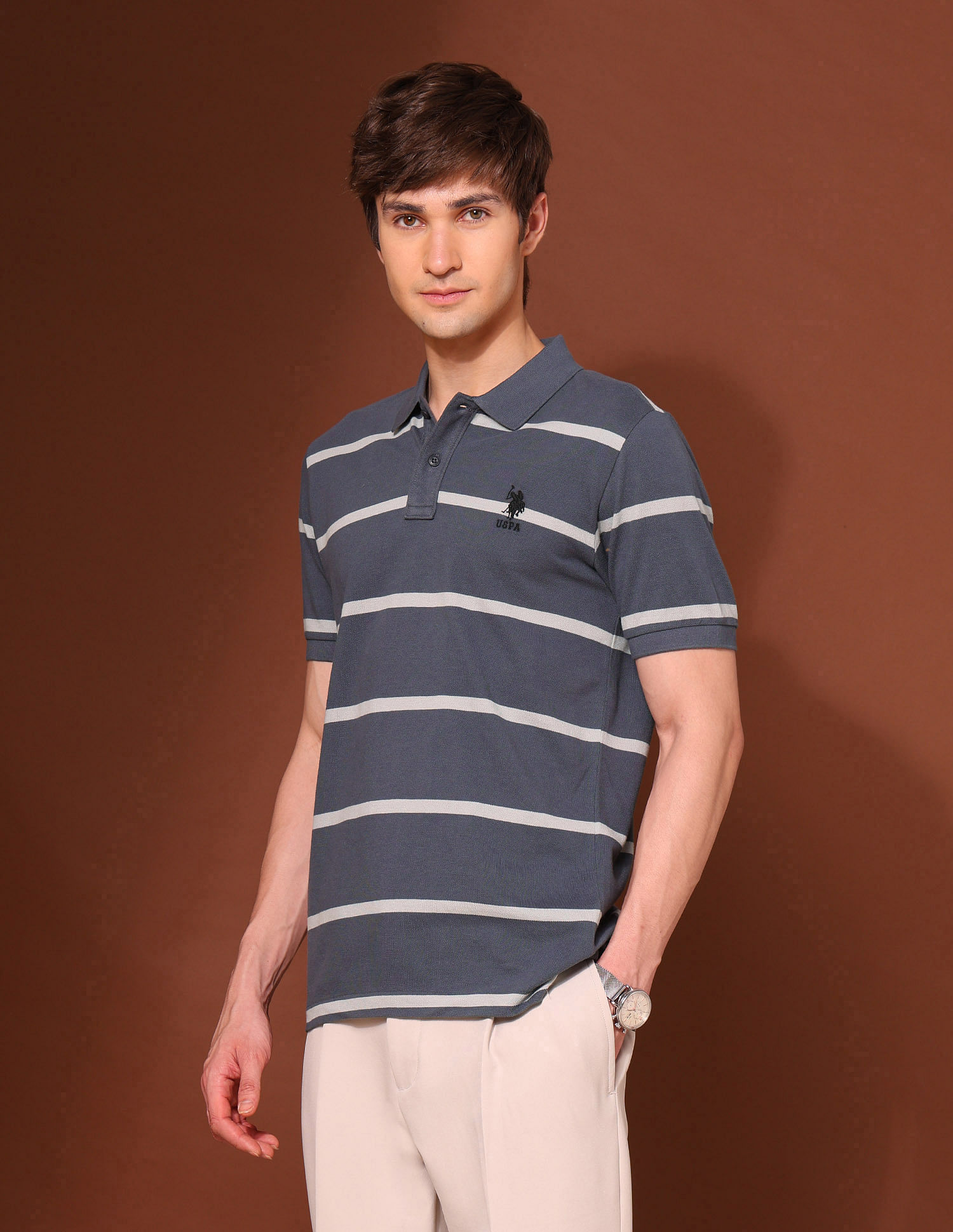 U.S. Polo Assn. Pure Cotton Work And Wander Polo Shirt