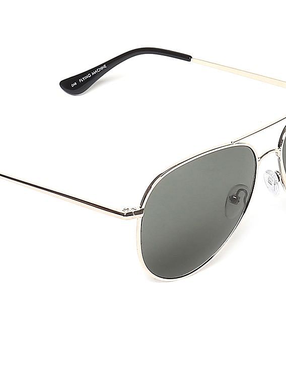 Buy FLYING MACHINE Aviator Sunglasses Grey For Men Online @ Best Prices in  India | Flipkart.com