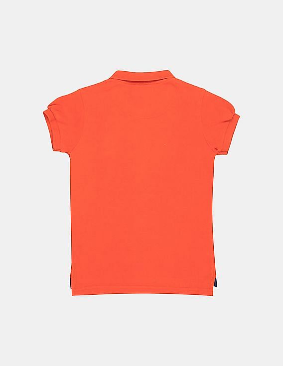 U.S. Polo Assn. Kids Solid Pique Polo Shirt