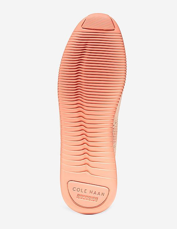 Cole Haan Women Light Pink ZERØGRAND Wingtip Oxford Sneakers