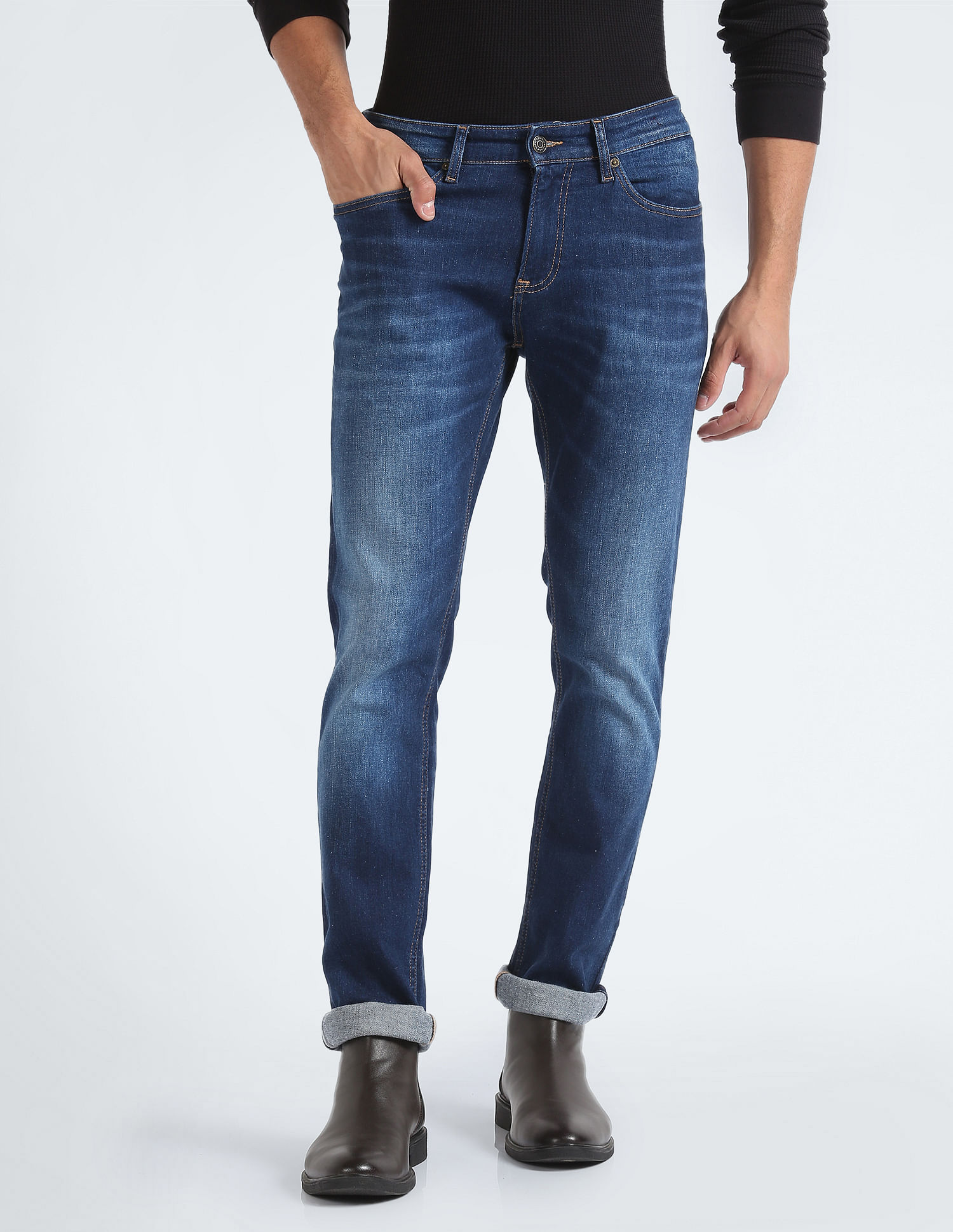 Tommy Hilfiger Scanton Slim Mid Rise Jeans