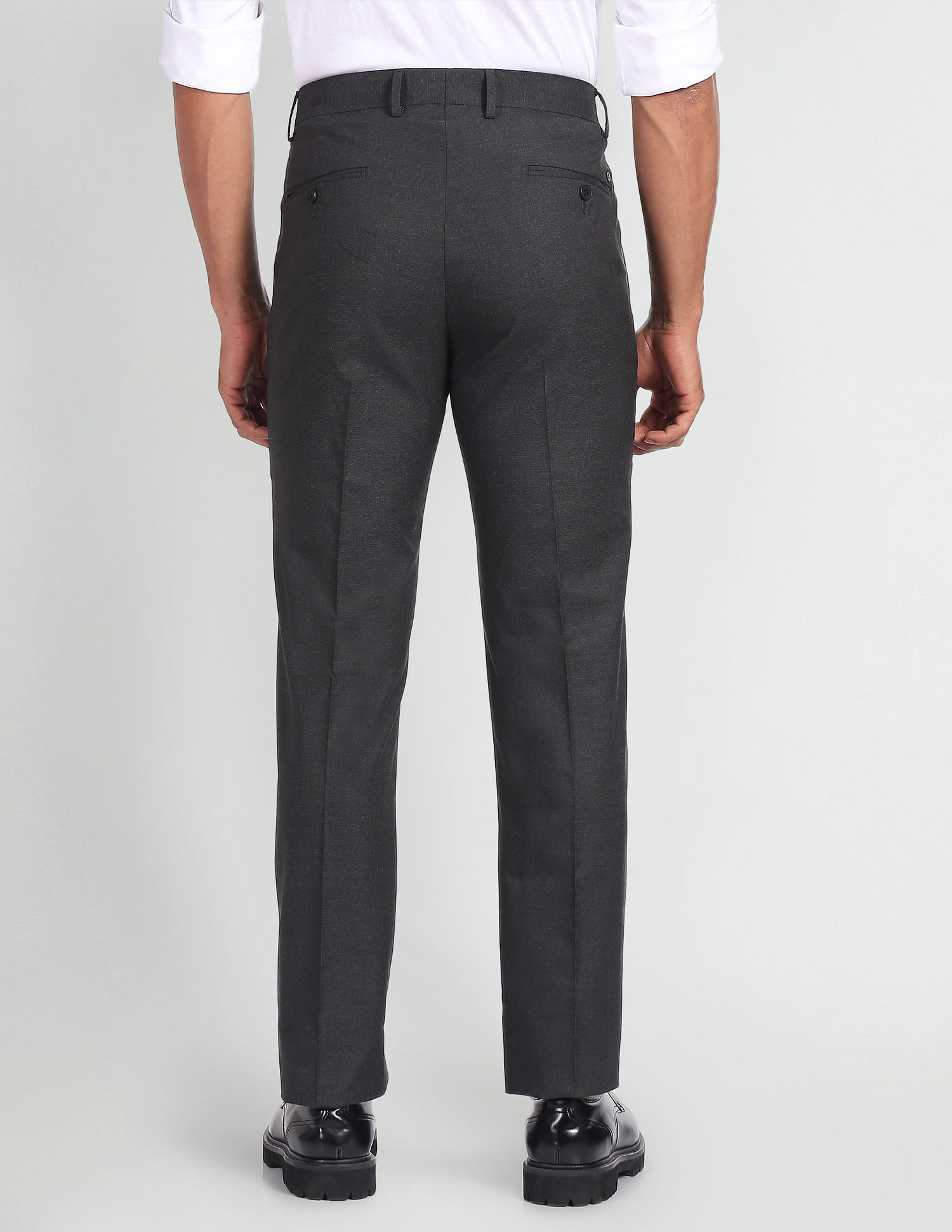 Arrow Solid Tailored Trousers