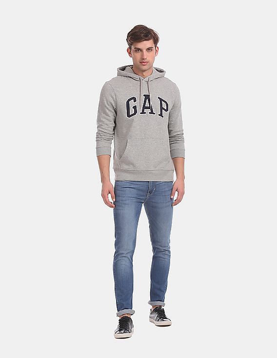 Gap grey hoodie mens online