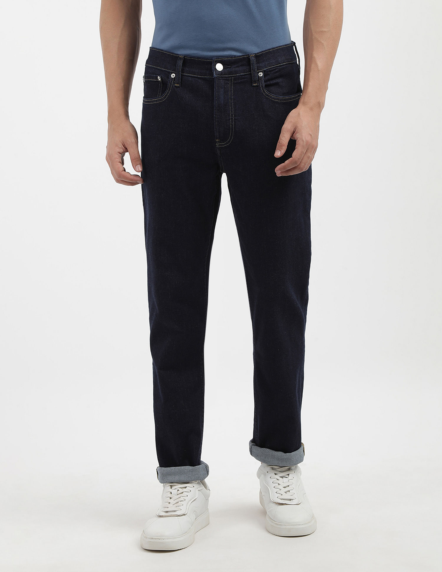 Calvin Klein Jeans Slim Fit Mid Rise Jeans