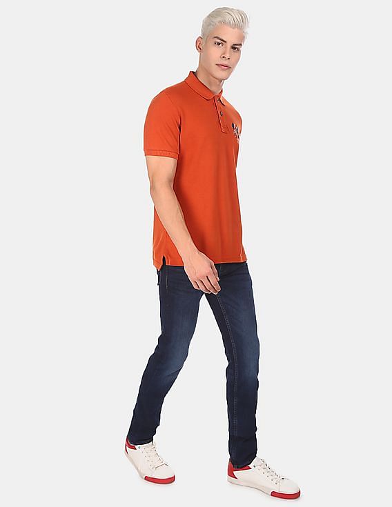U.S. Polo Assn. Denim Co. Solid Pique Polo Shirt