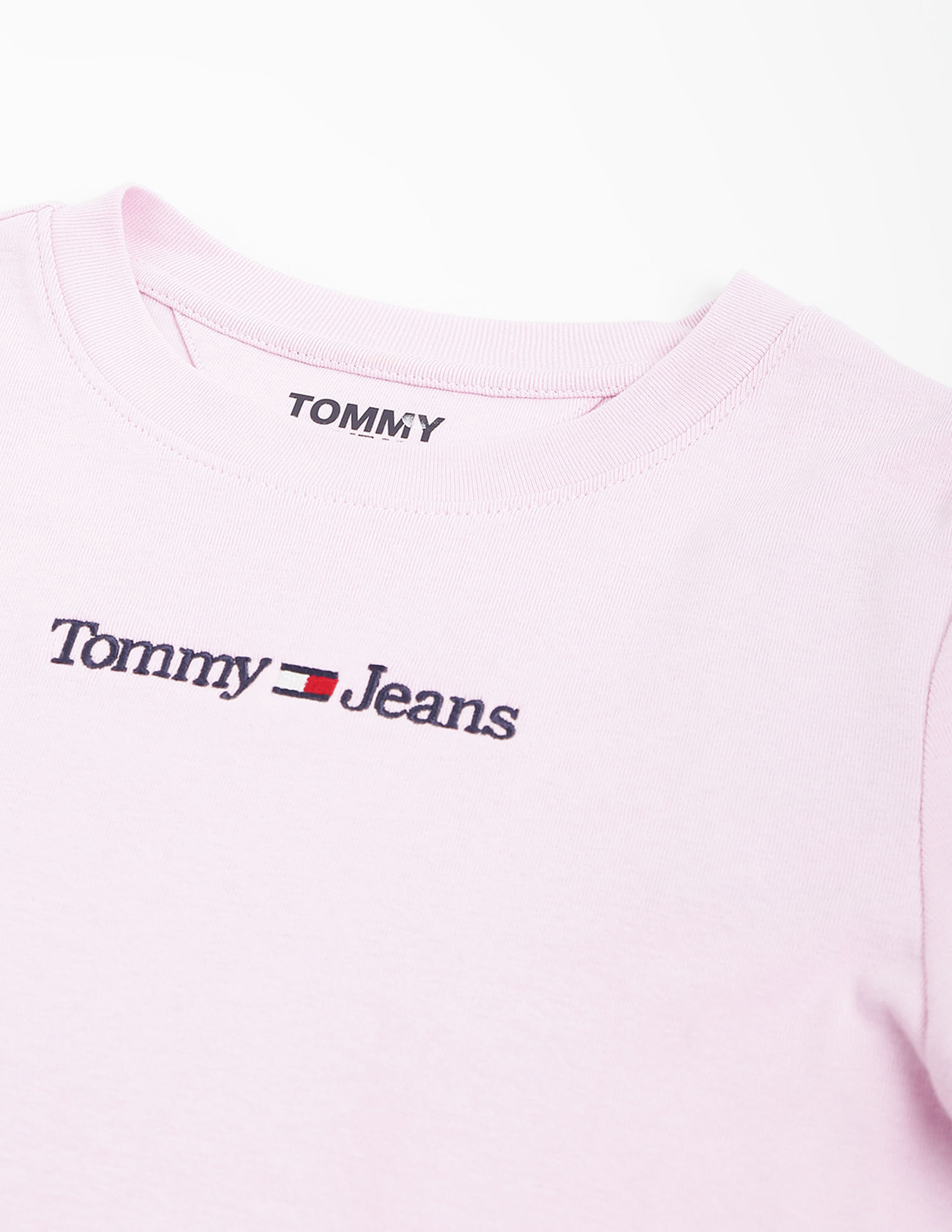 Tommy Hilfiger Crew Neck Solid Linear T-Shirt