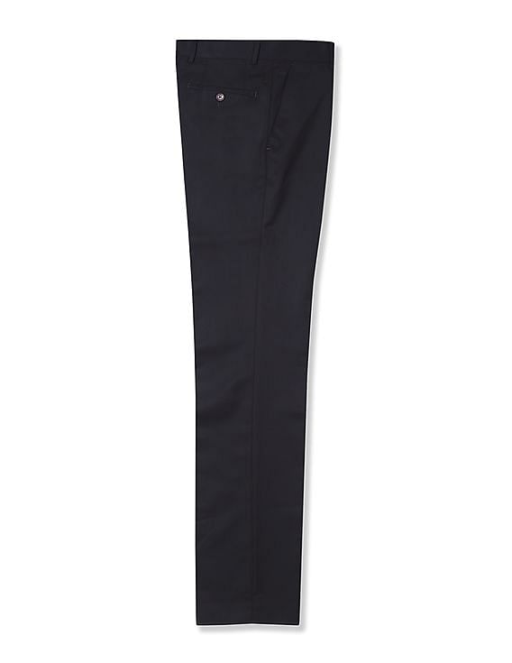 Buy Arrow Mid Rise Ankle Length Formal Trousers - NNNOW.com