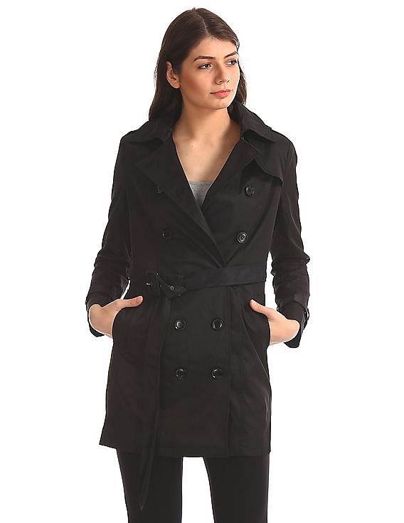 lapel collar trench coat