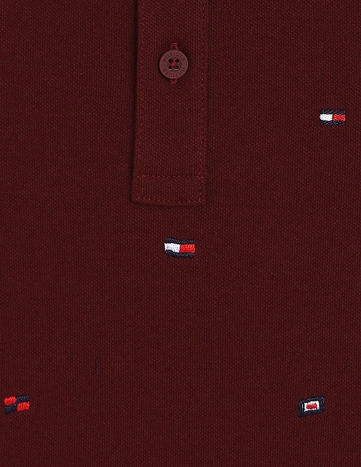 Tommy Hilfiger Kids Boys Embroidered Regular-Fit Cotton Polo T-Shirt