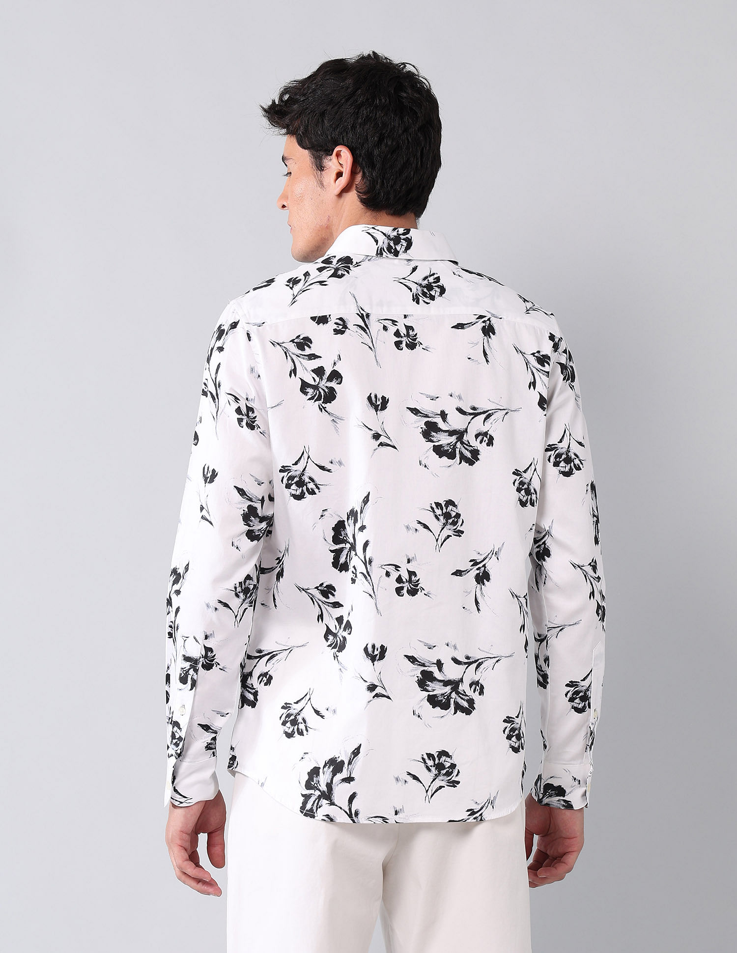 U.S. Polo Assn. Denim Co. Floral Printed Pure Cotton Shirt