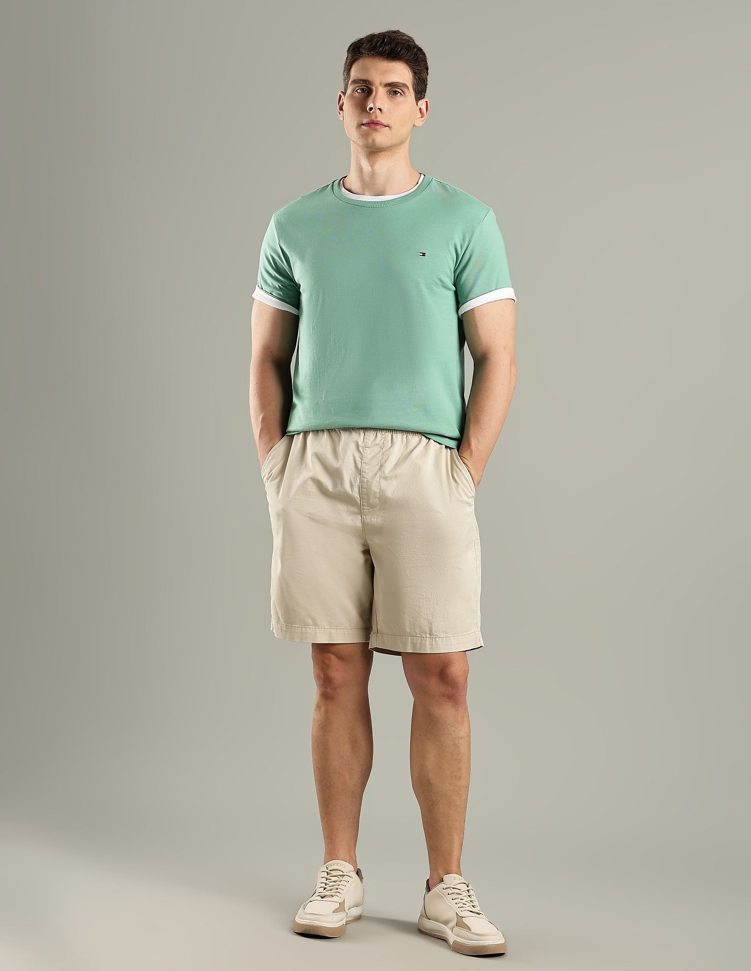 Tommy Hilfiger Solid Regular-Fit Cotton T-Shirt