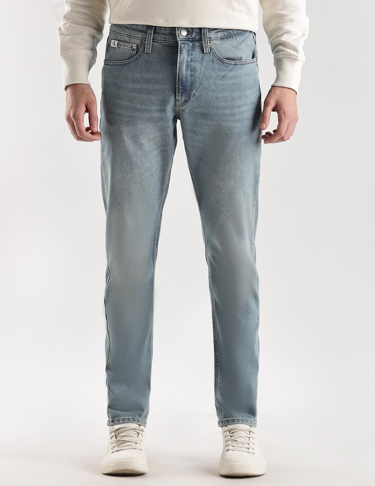 denim calvin klein light uhr