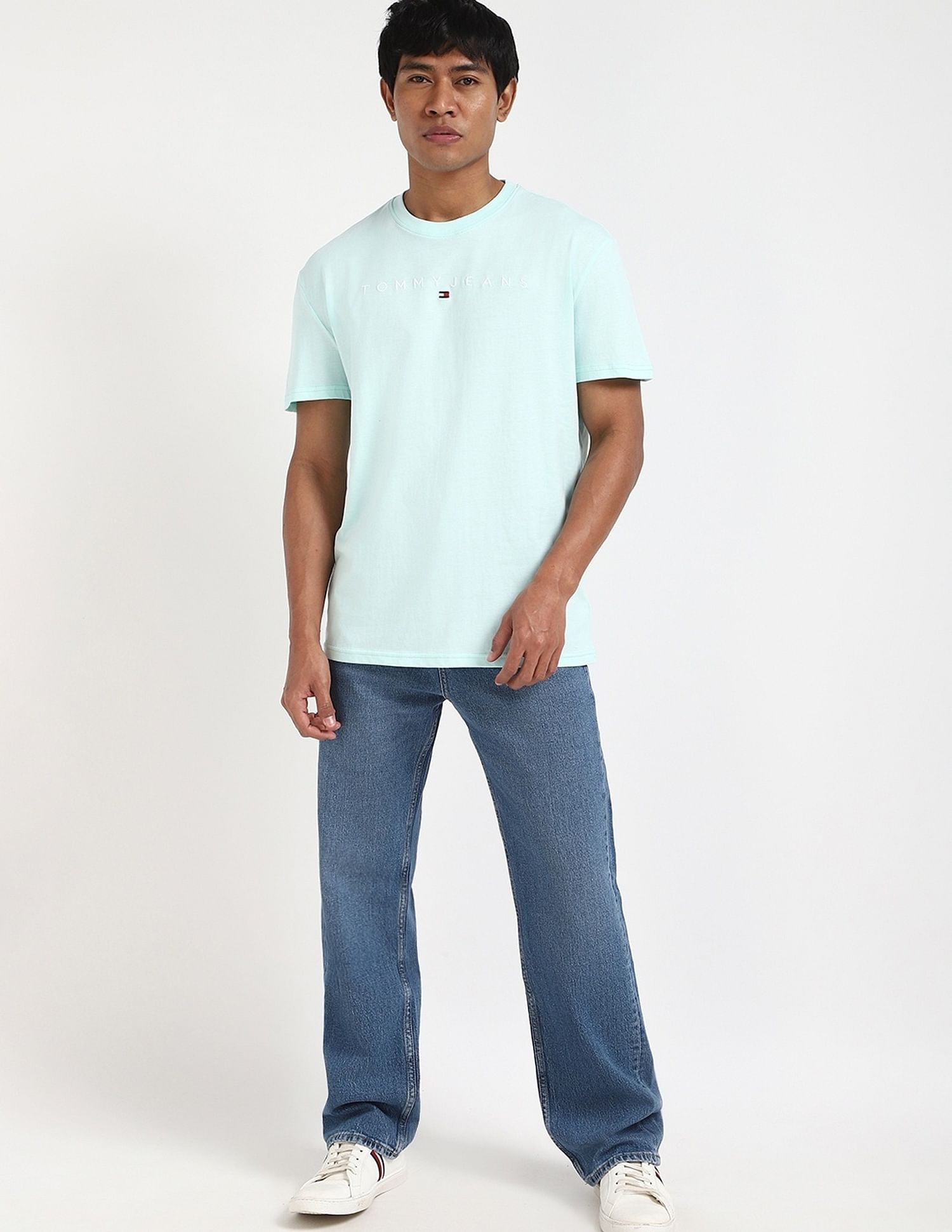 Tommy Hilfiger Embroidered Logo Regular-Fit Cotton T-Shirt
