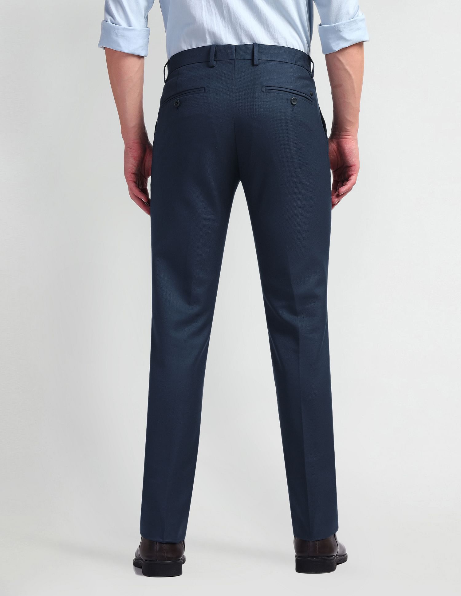 Arrow Mid Rise Tapered Fit Trousers