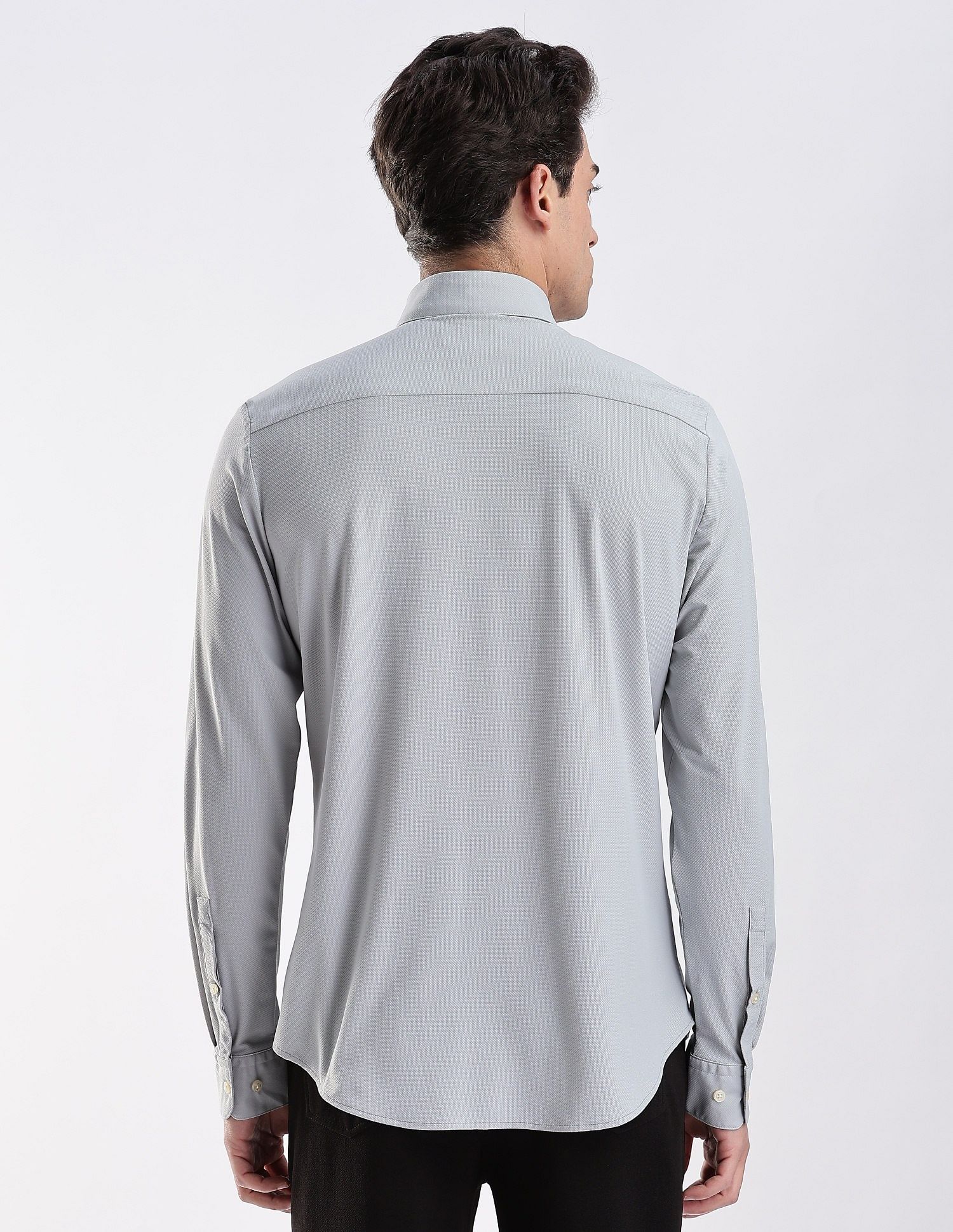 Calvin Klein Jeans Solid Slim Fit Plain Woven Shirt