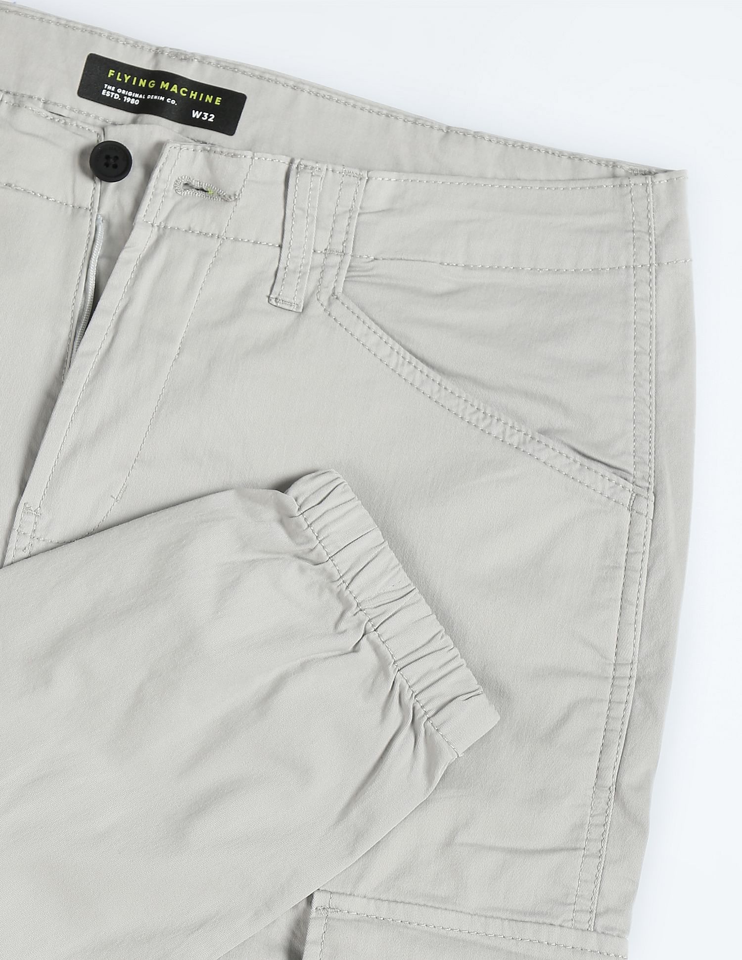 Flying Machine Slim Jogger Fit Cargo Trousers