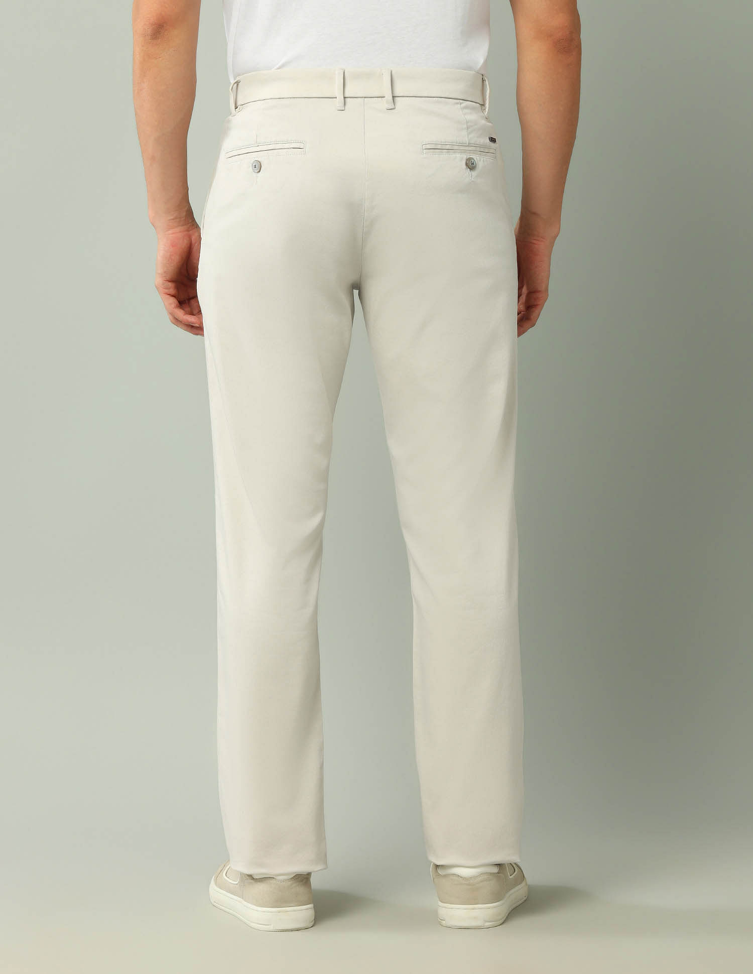 Arrow Sport Mid Rise Regular Fit Trousers