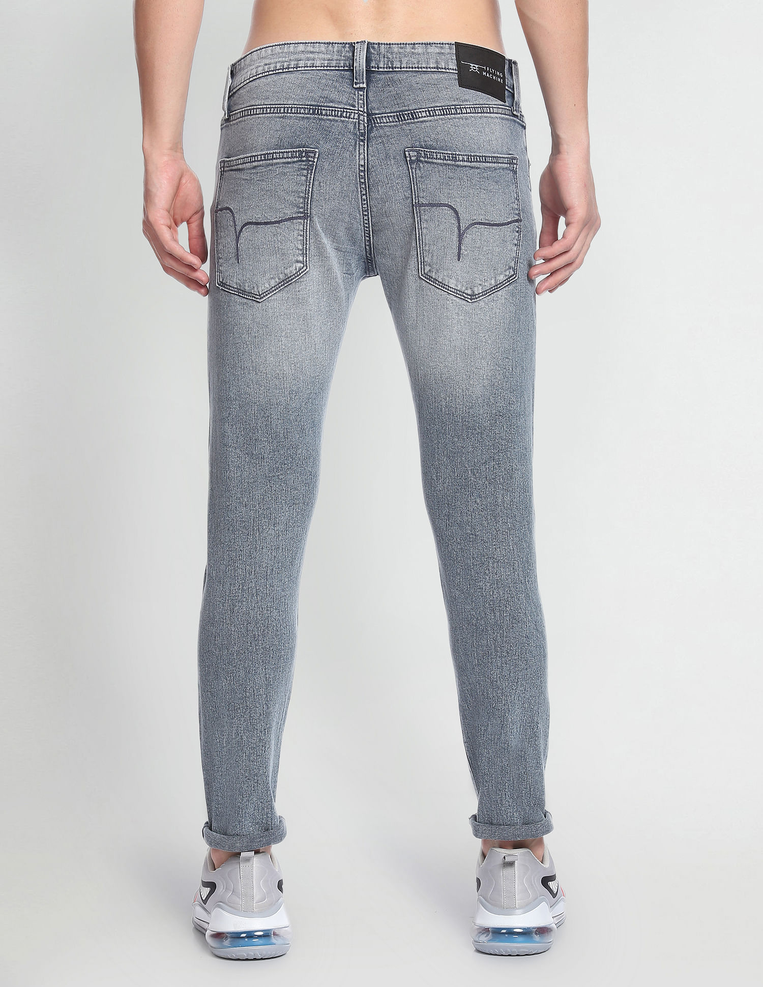 Flying Machine Stone Wash Slim Tapered Fit Jeans