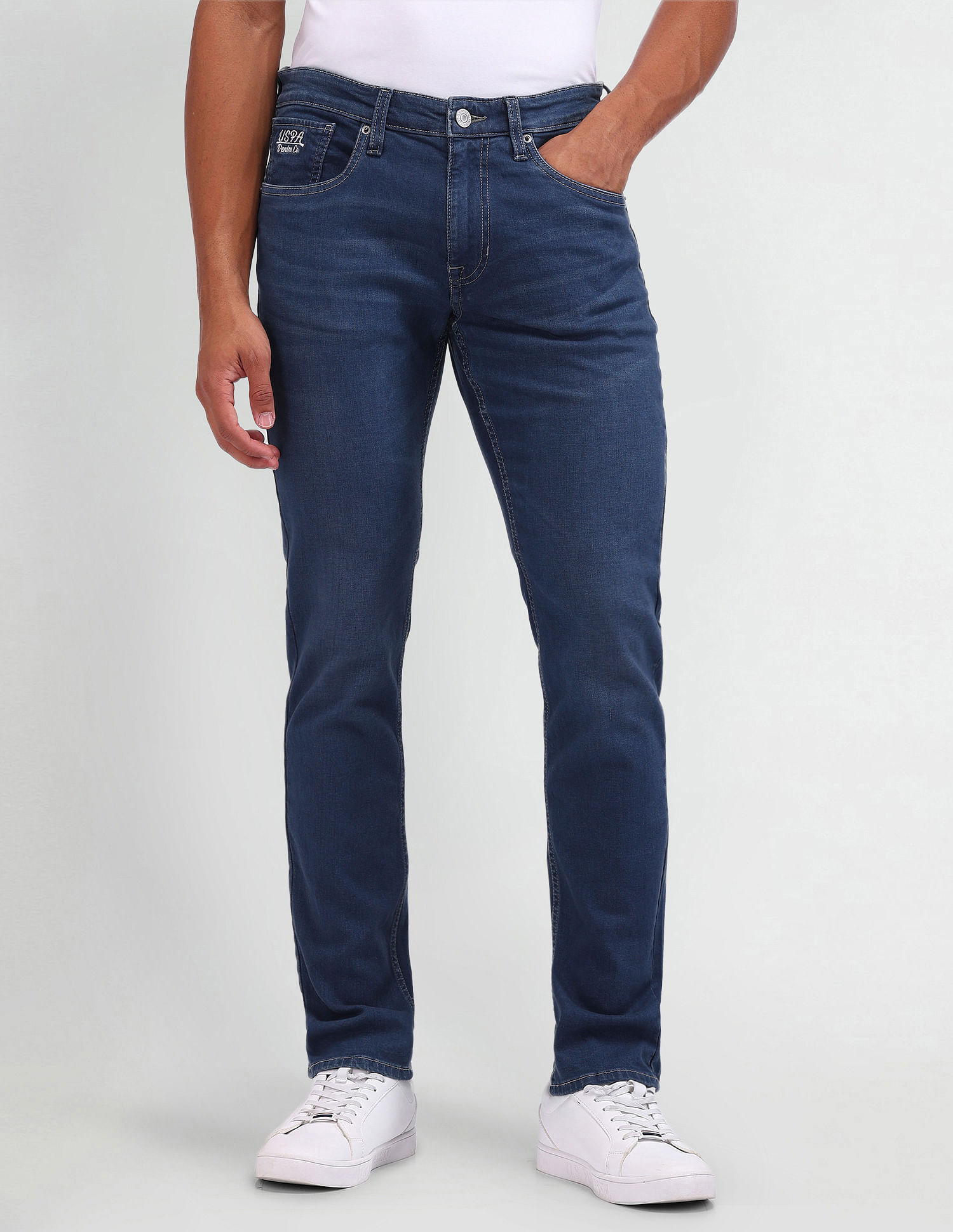 U.S. Polo Assn. Denim Co. Brandon Slim Tapered Fit Blue Jeans