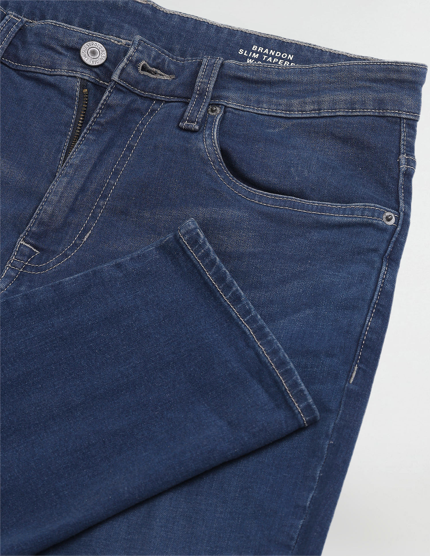 U.S. Polo Assn. Denim Co. Brandon Slim Tapered Fit Blue Jeans