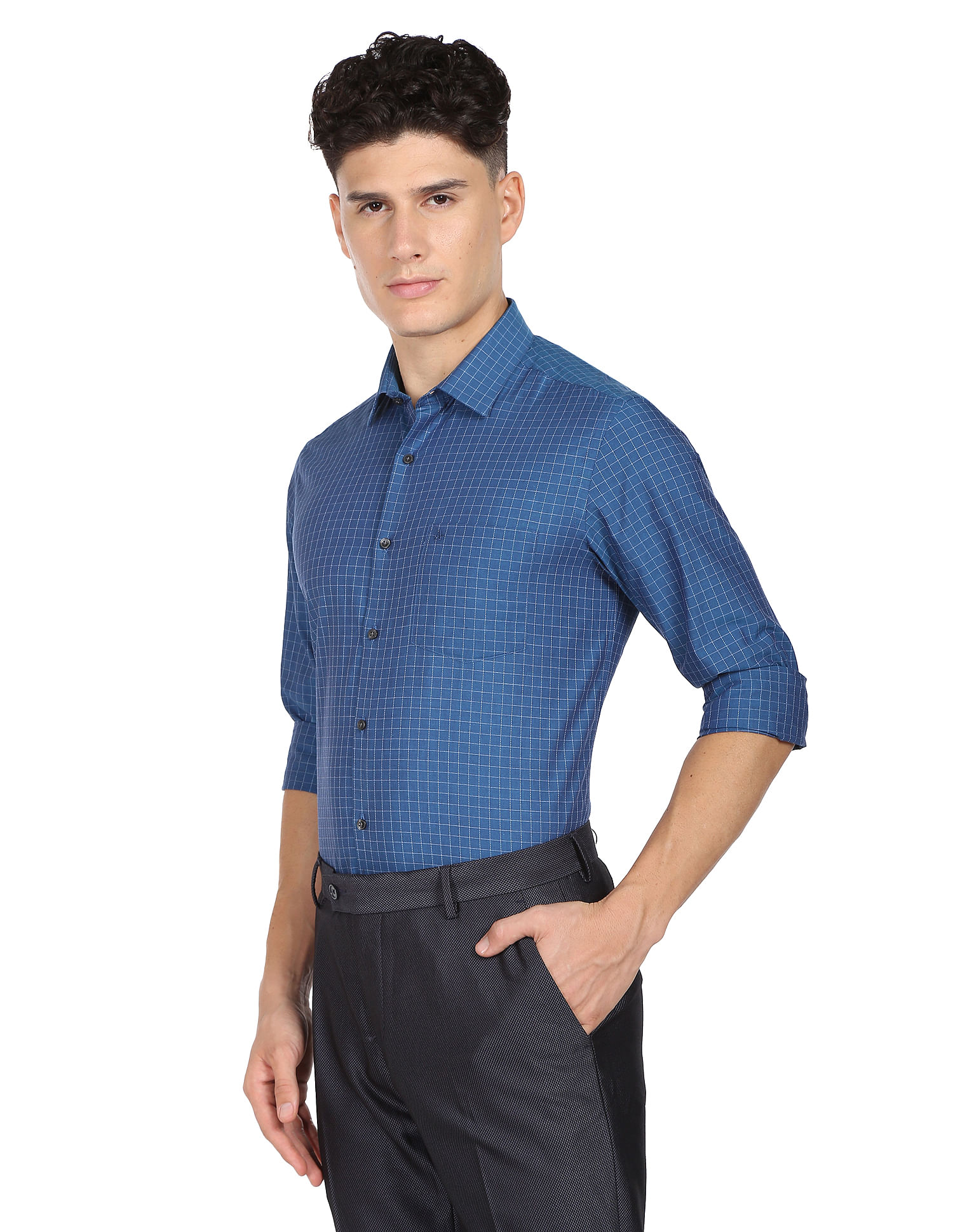 Arrow Graph Check Shirt