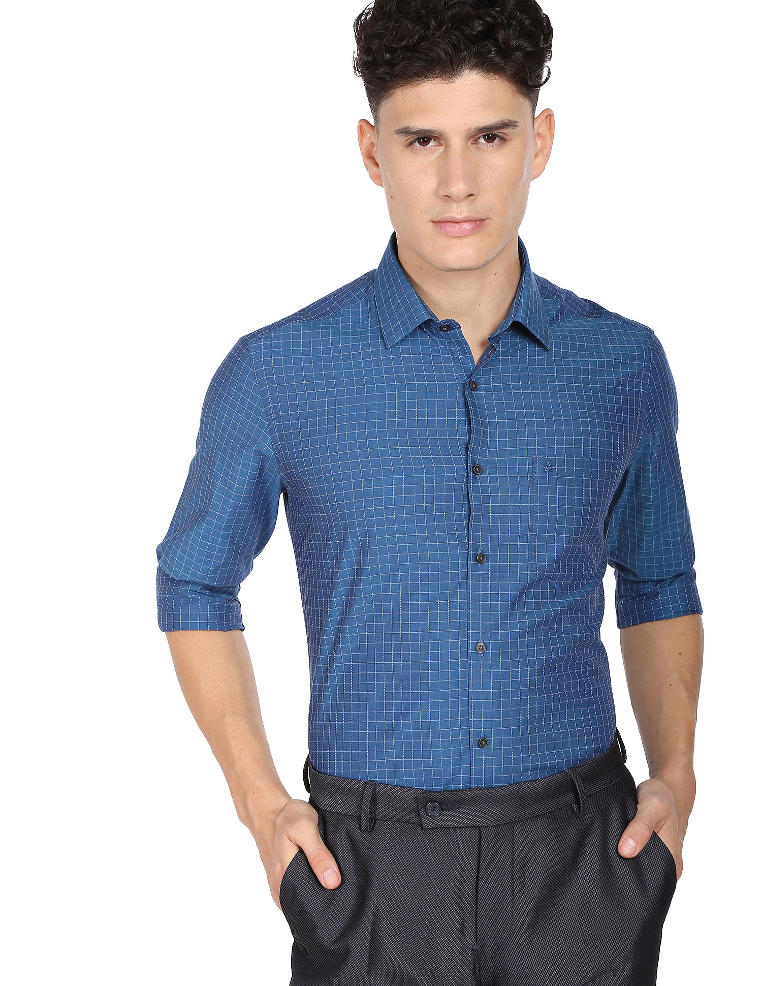 Arrow Graph Check Shirt