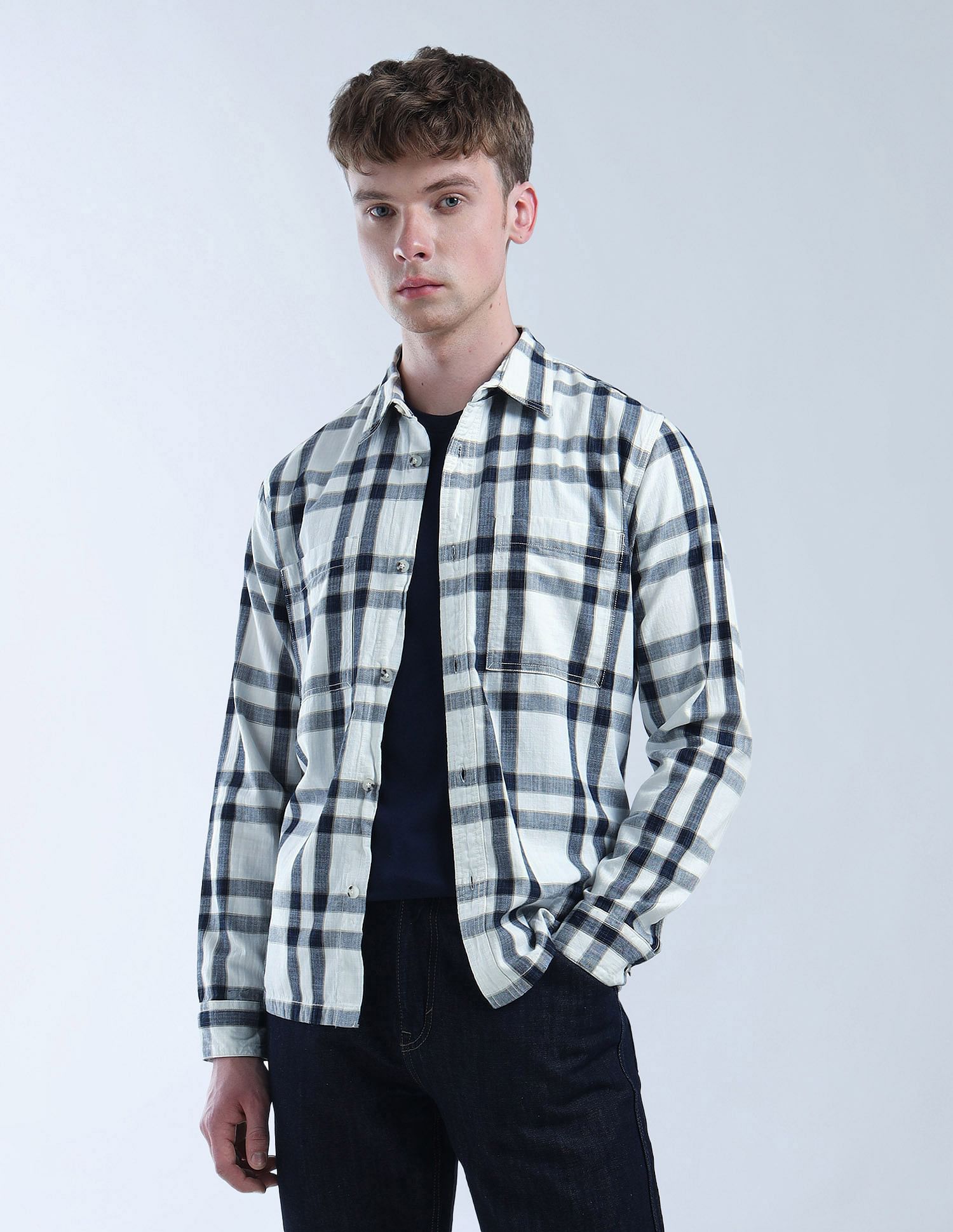 Flying Machine Regular Fit Essentials Shirt
