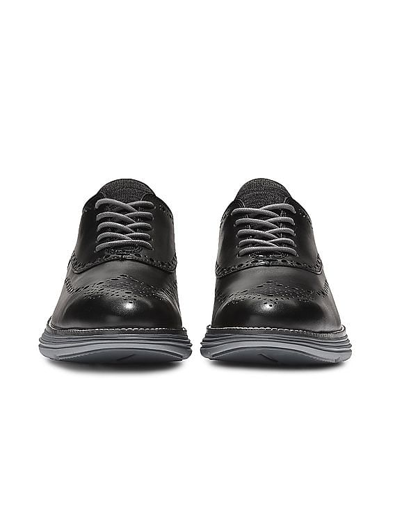 Cole Haan Men Black Originalgrand Ultra Wing Ox Derby Sneakers