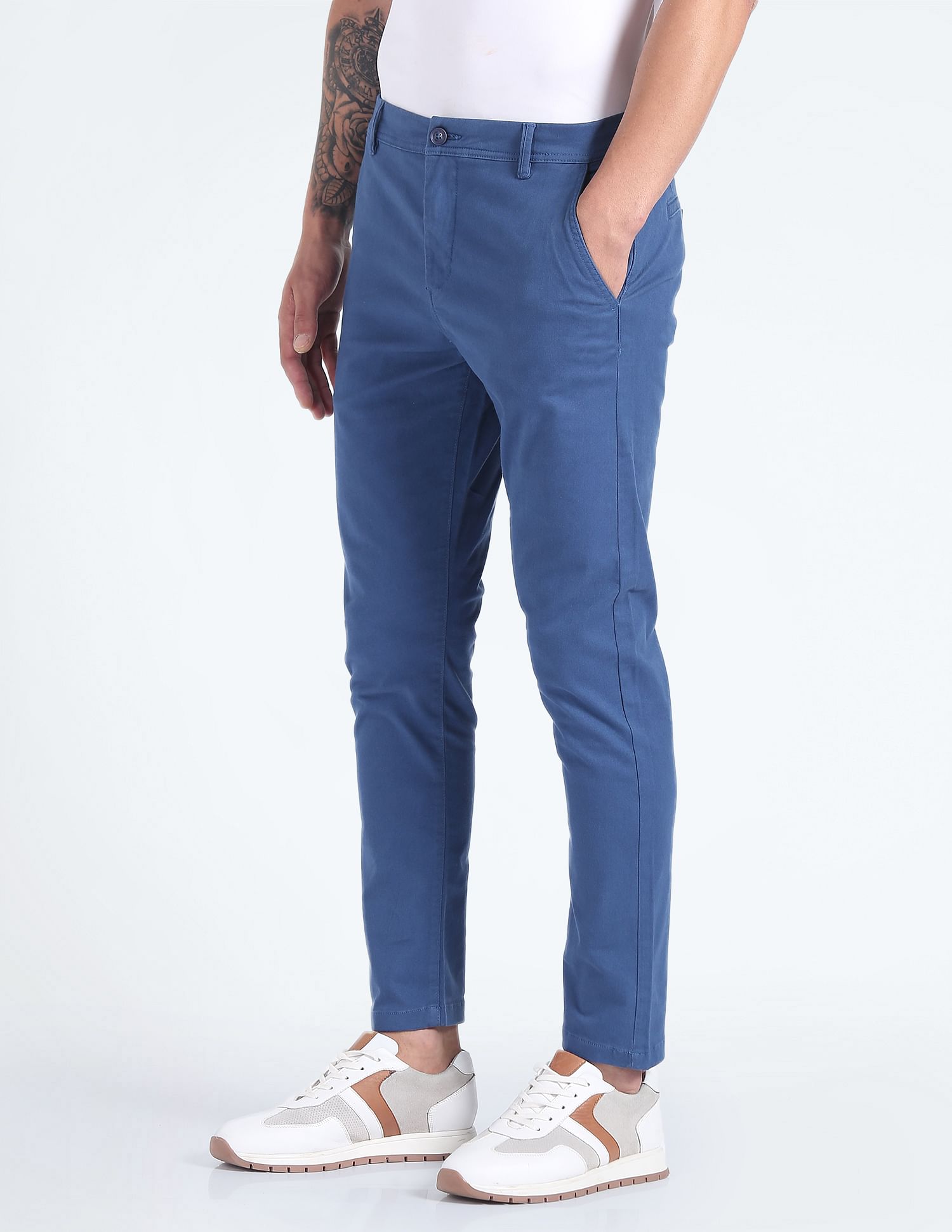 Flying Machine Solid Twill Trousers