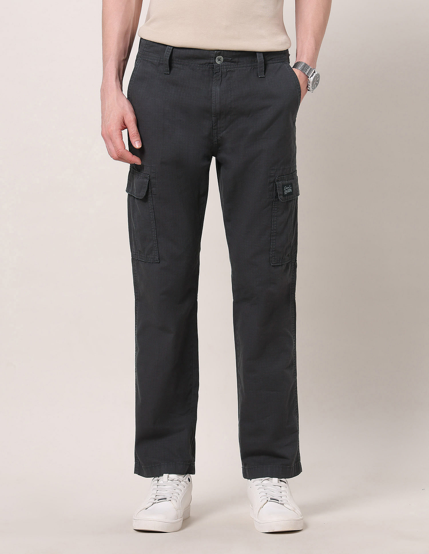 U.S. Polo Assn. Denim Co. Straight Fit Cargo Trousers
