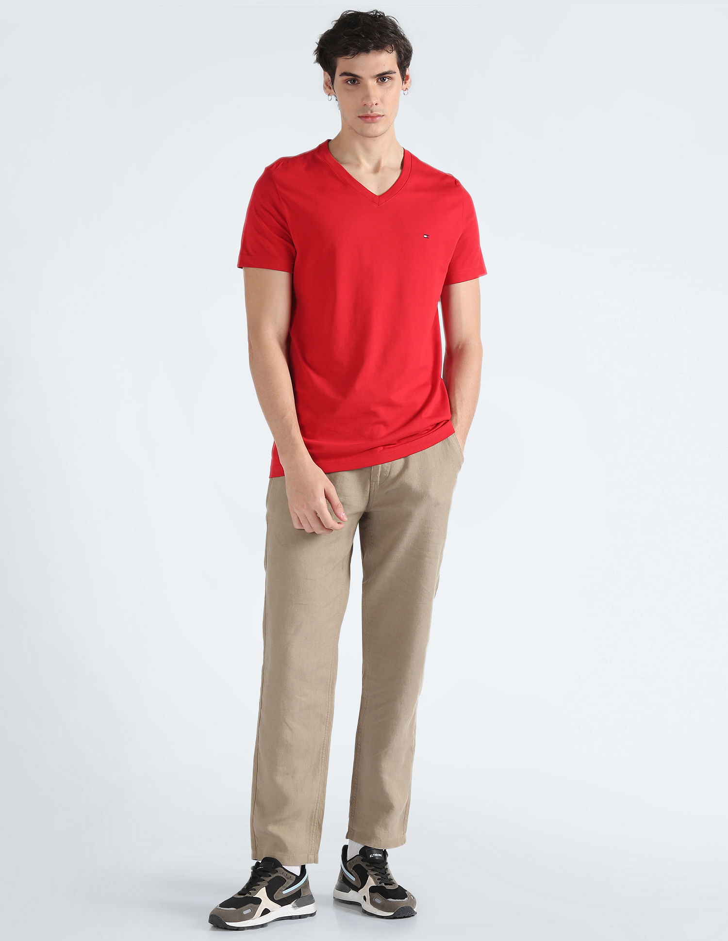 Tommy Hilfiger Slim Fit V-Neck T-Shirt