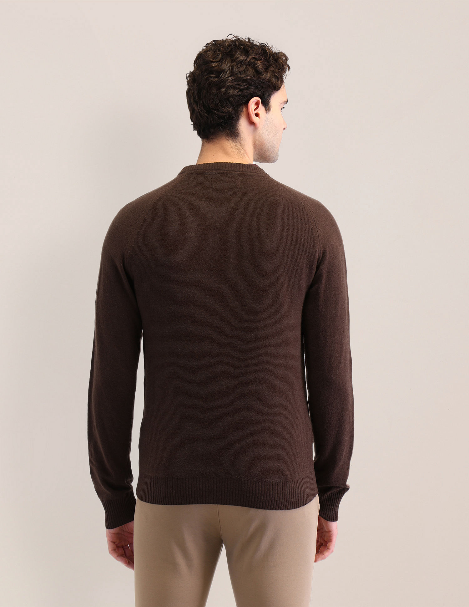 U.S. Polo Assn. Solid Regular Fit Sweater