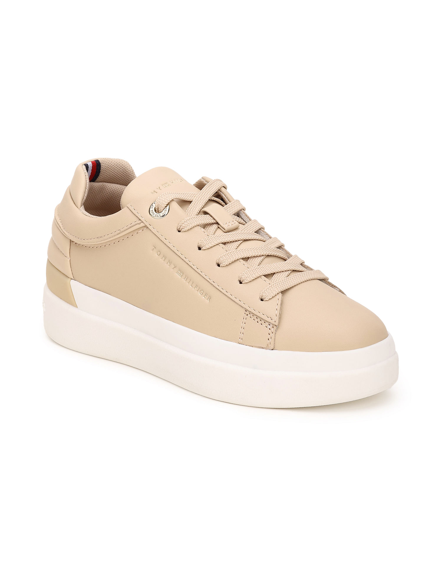 Buy Tommy Hilfiger Colour Block Elevated Leather Sneakers