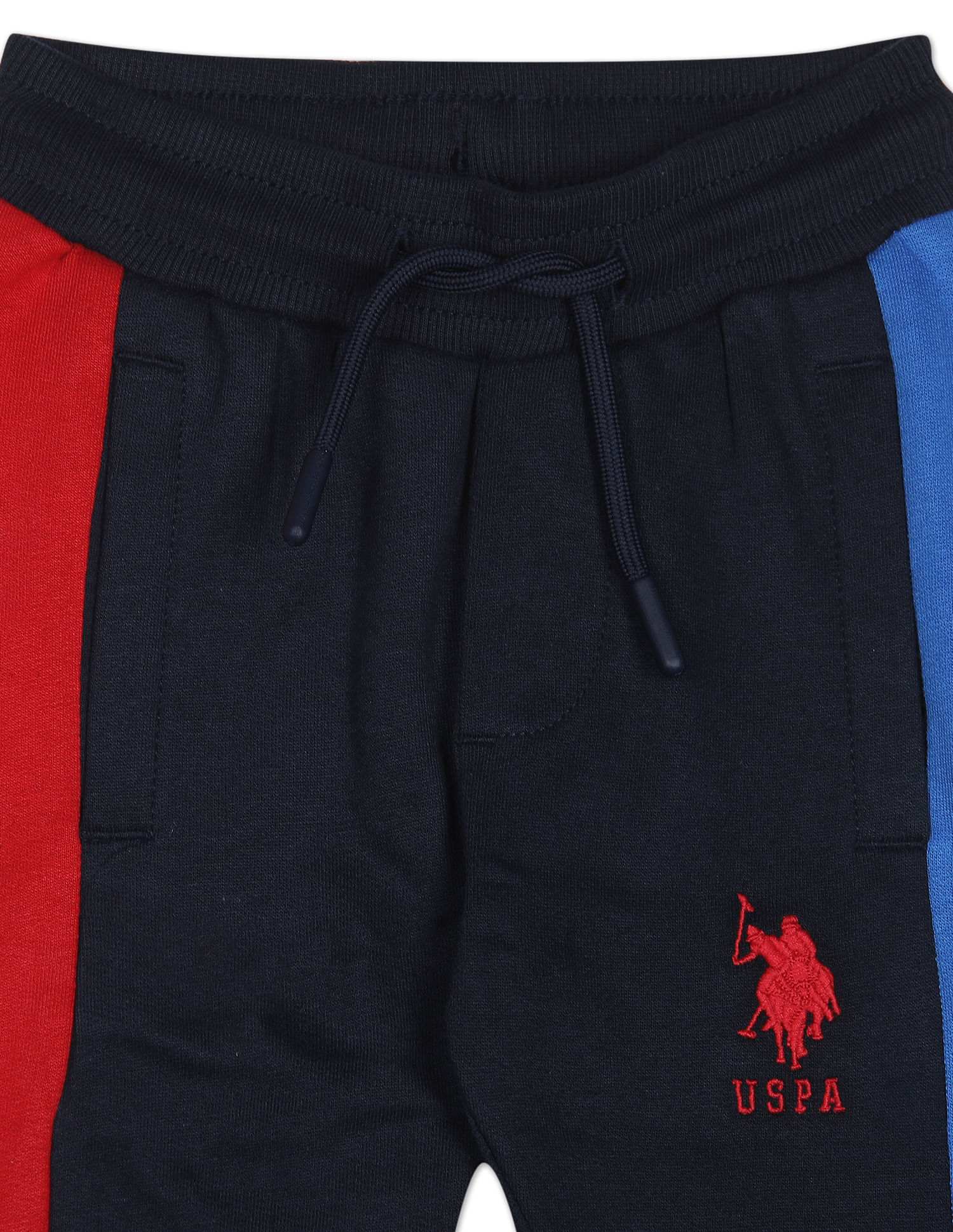 U.S. Polo Assn. Kids Mid Rise Drawstring Waist Track Pants